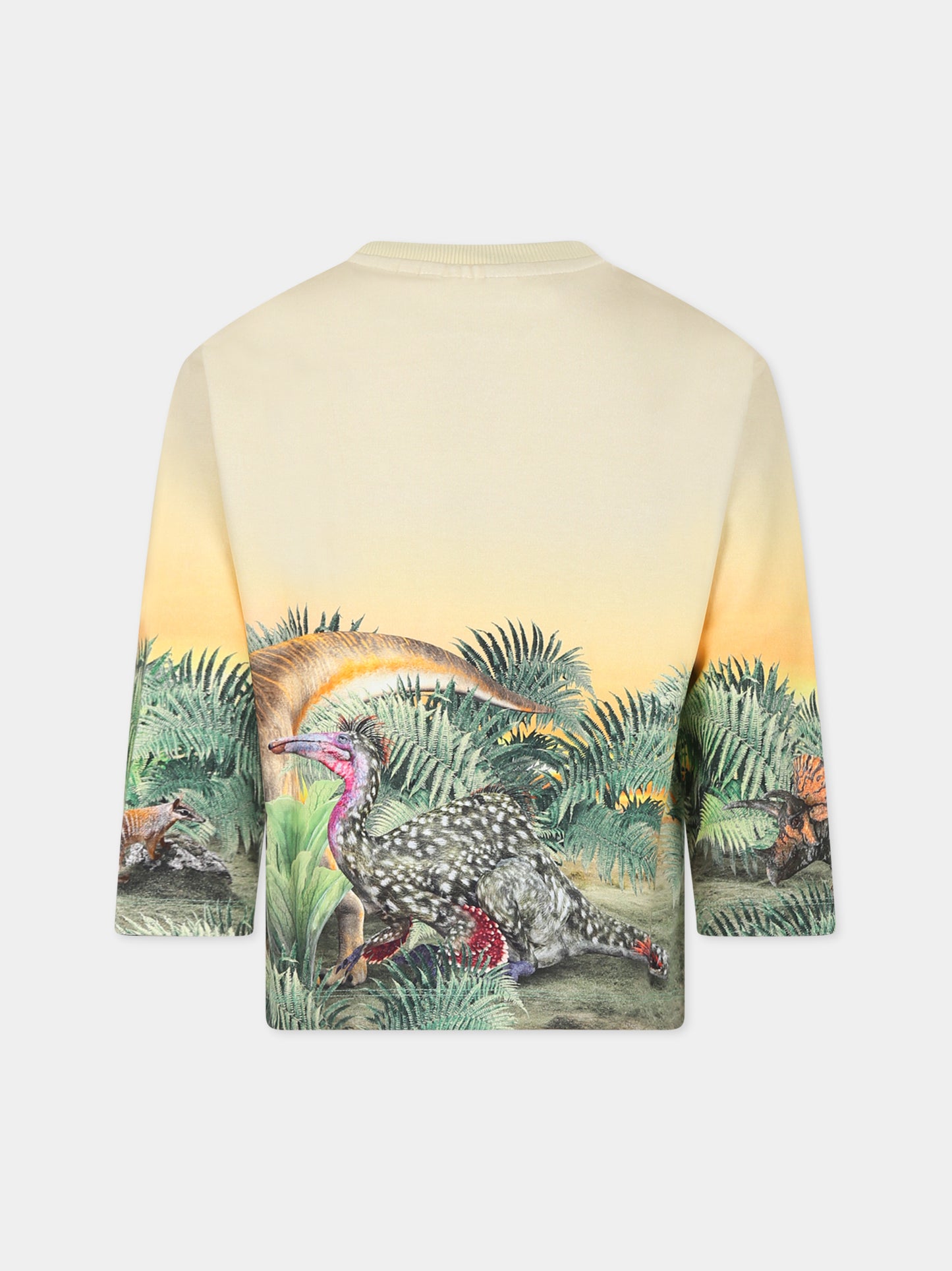 Felpa avorio per bambino con dinisauri,Molo,1W23J203 3317