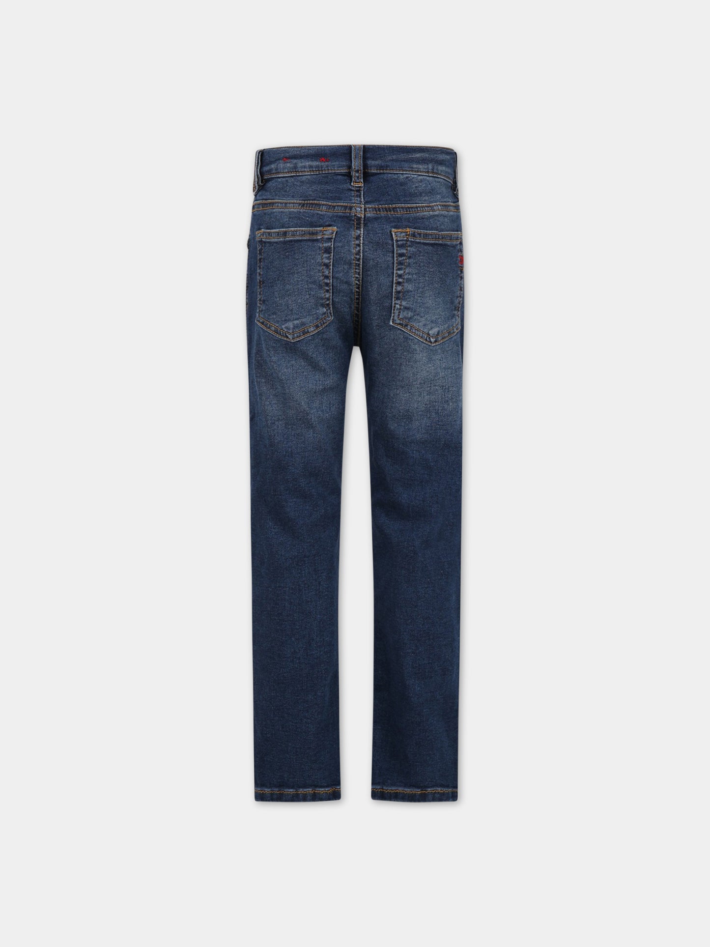 Jeans blu per bambino con logo,Diesel,J00809 KXBD1 K01