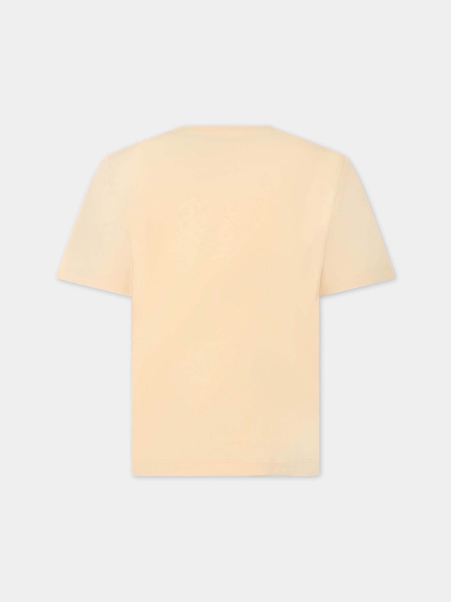T-shirt arancione per bambina con coniglietto,Stella Mccartney Kids,TS8E51 Z0434 454