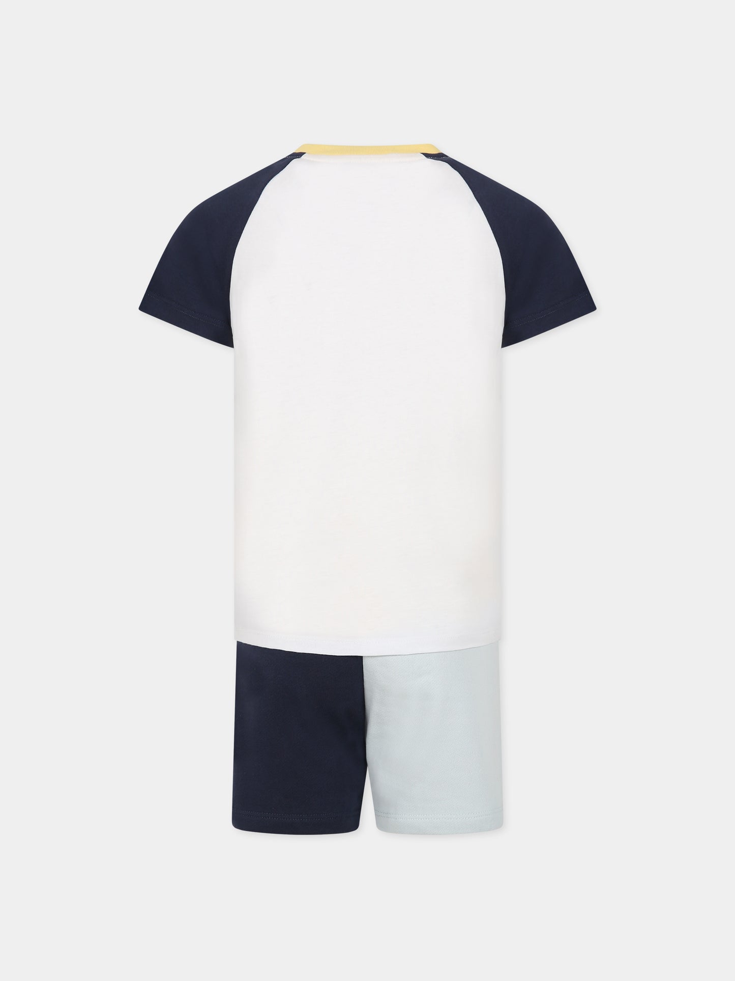 Completo multicolor per bambino con iconica tigre,Kenzo Kids,K08055 10P