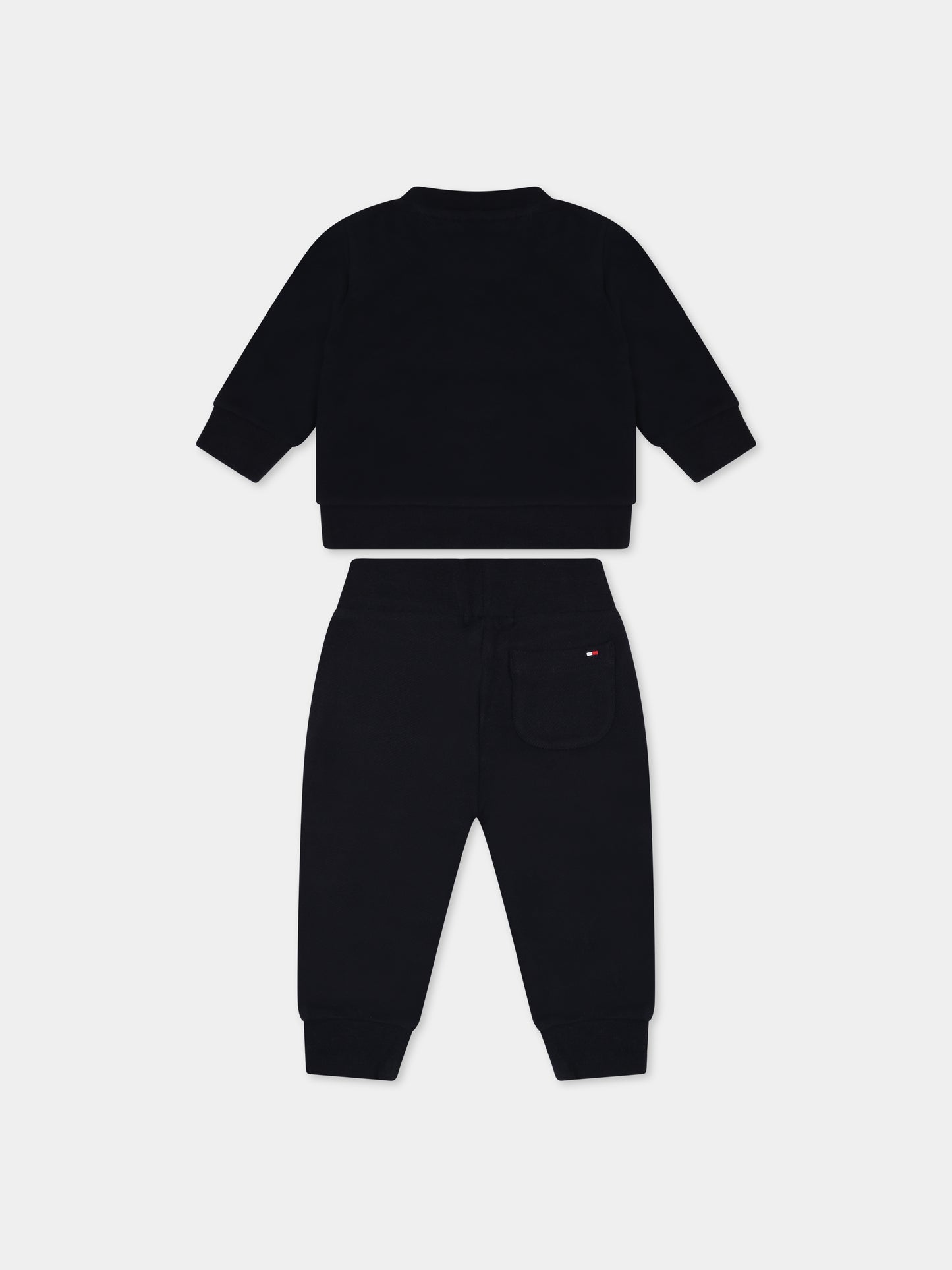 Completo blu per neonato con logo,Tommy Hilfiger Junior,KN0KN01688 DW5