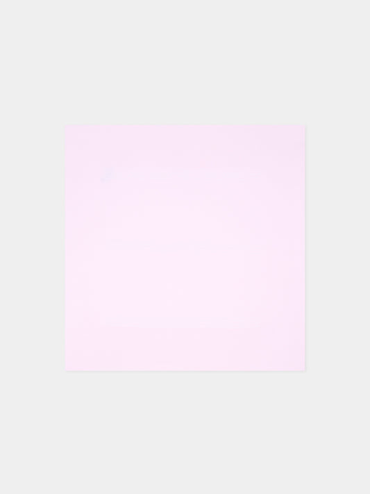 Coperta rosa per neonata in maglia