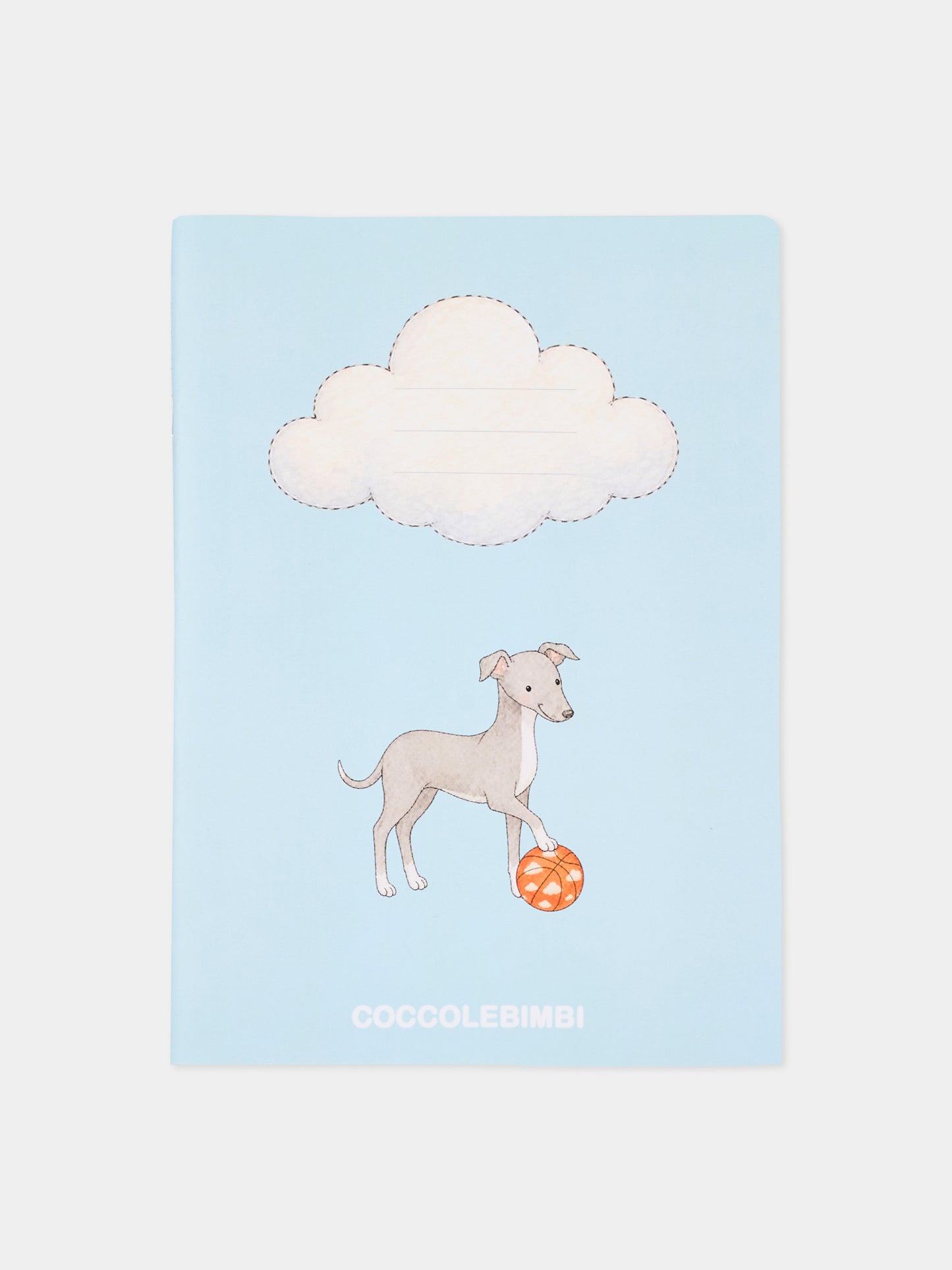 Set di 3 quaderni e astuccio stampa cani