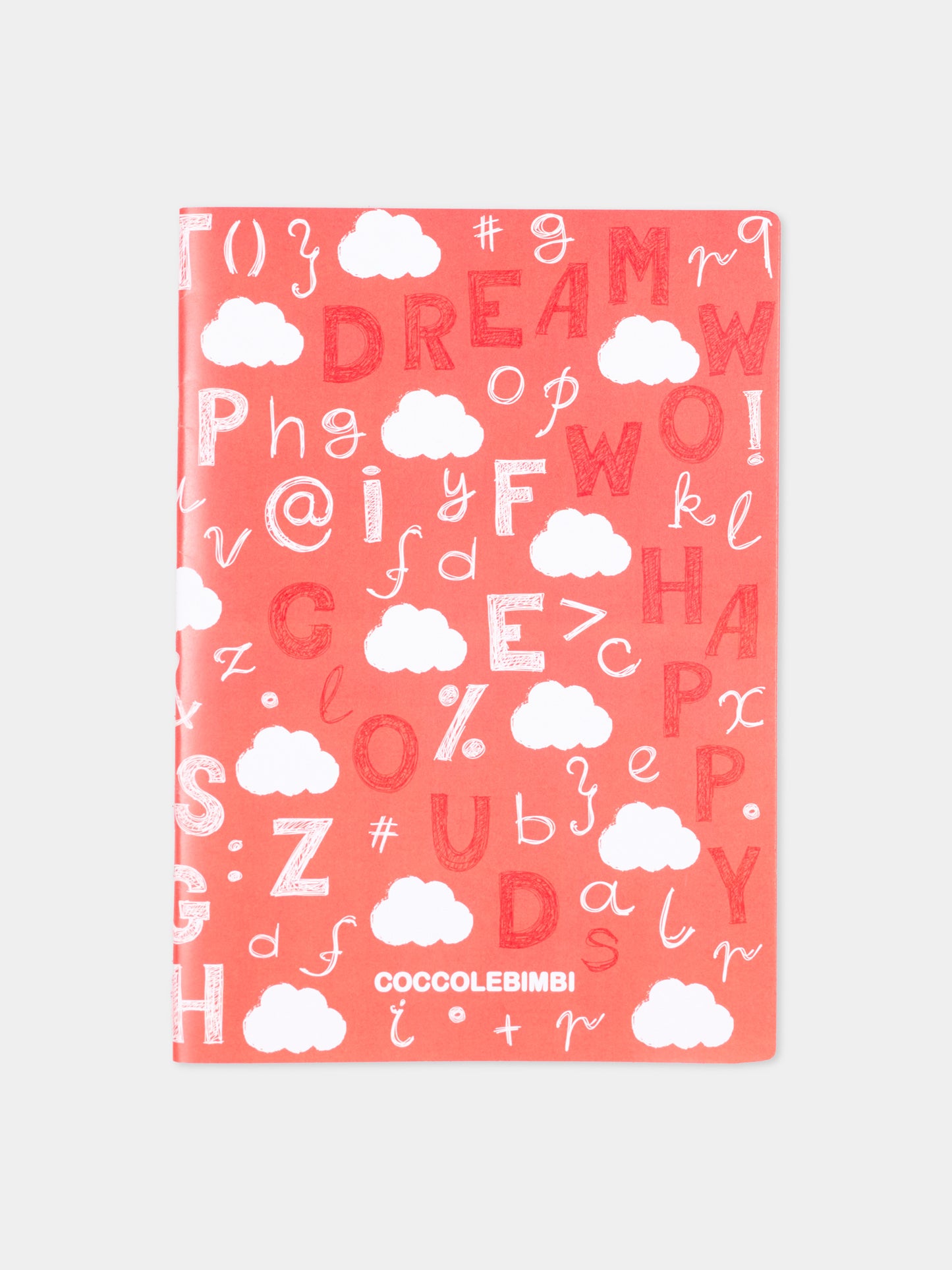 Set di 2 quaderni e astuccio con stampa lettere