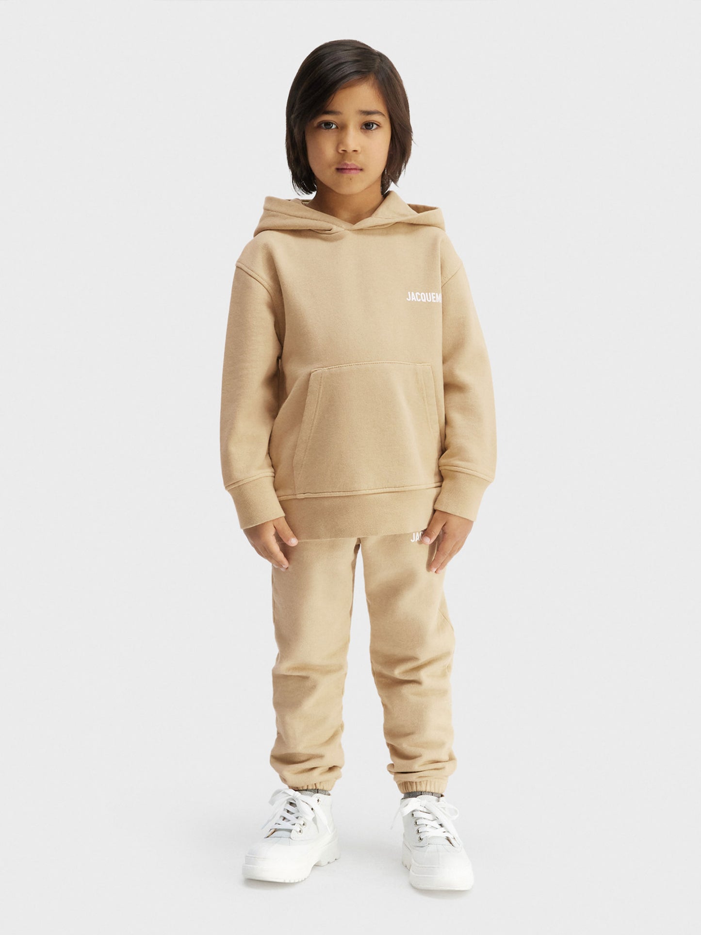 Beige 'Le sweatshirt Jacquemus' sweatshirt for kids