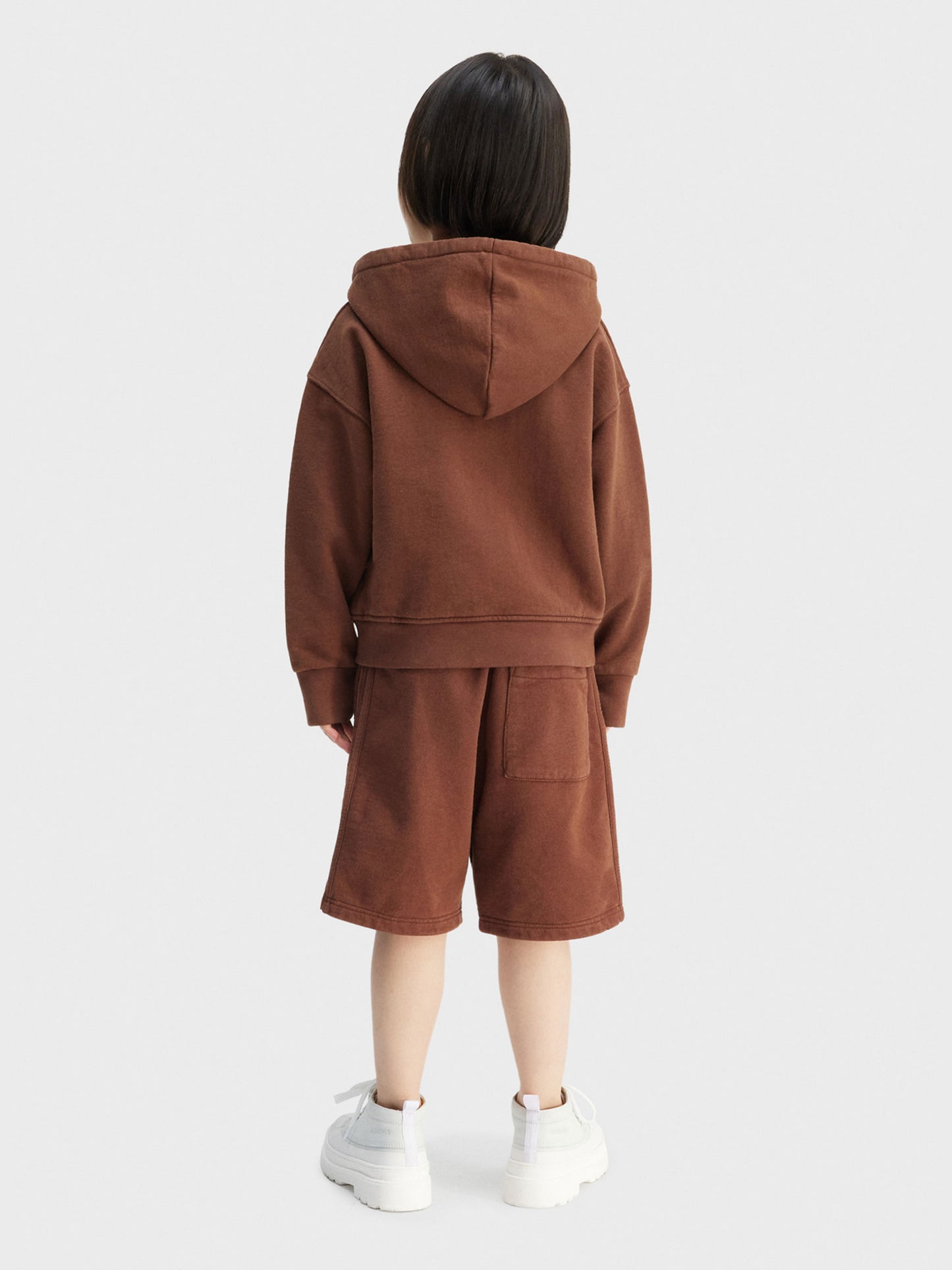 Brown 'Le Camargue Zippe' sweatshirt for kids