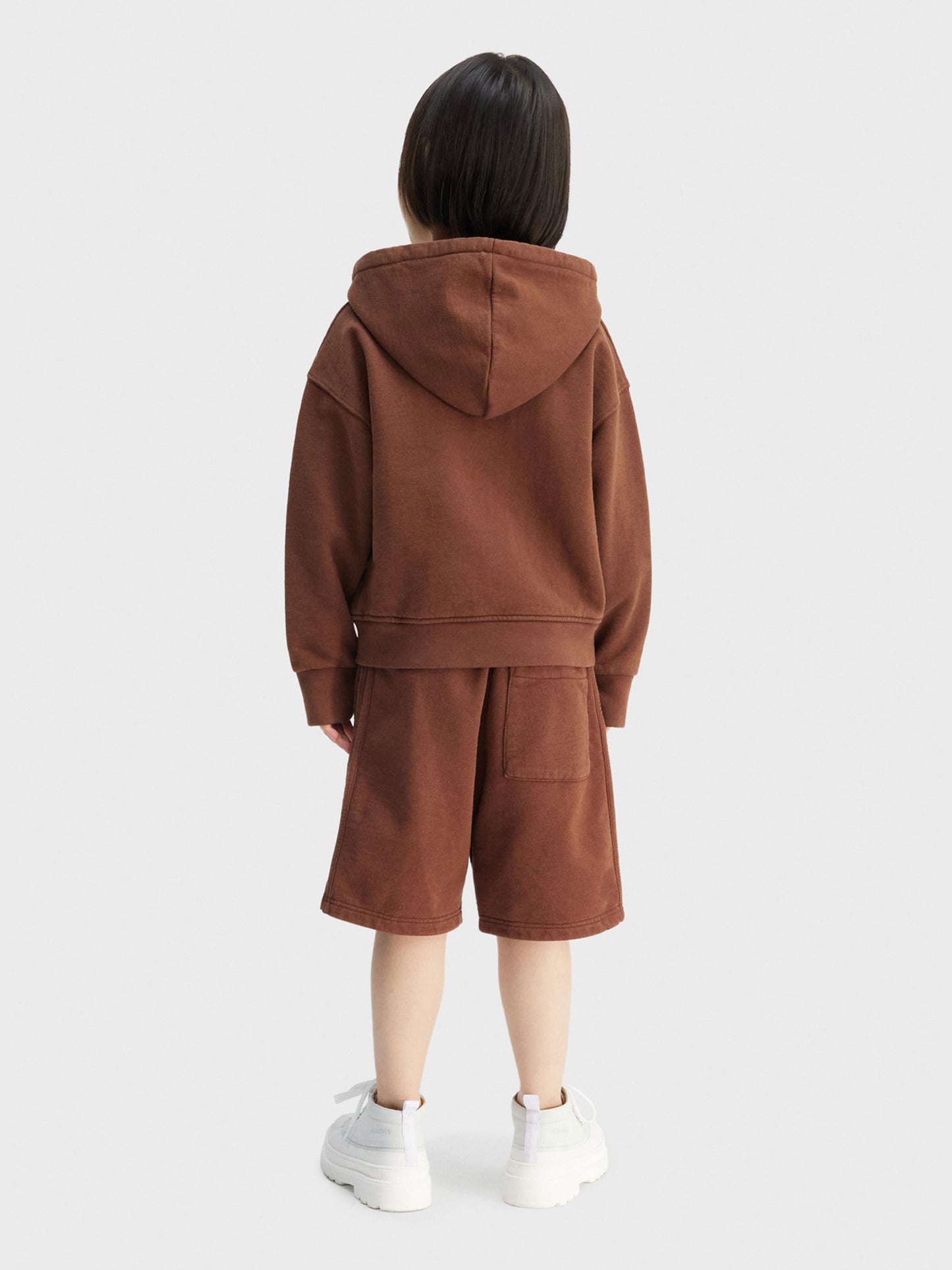 Brown 'Le Short Camargue' shorts for kids