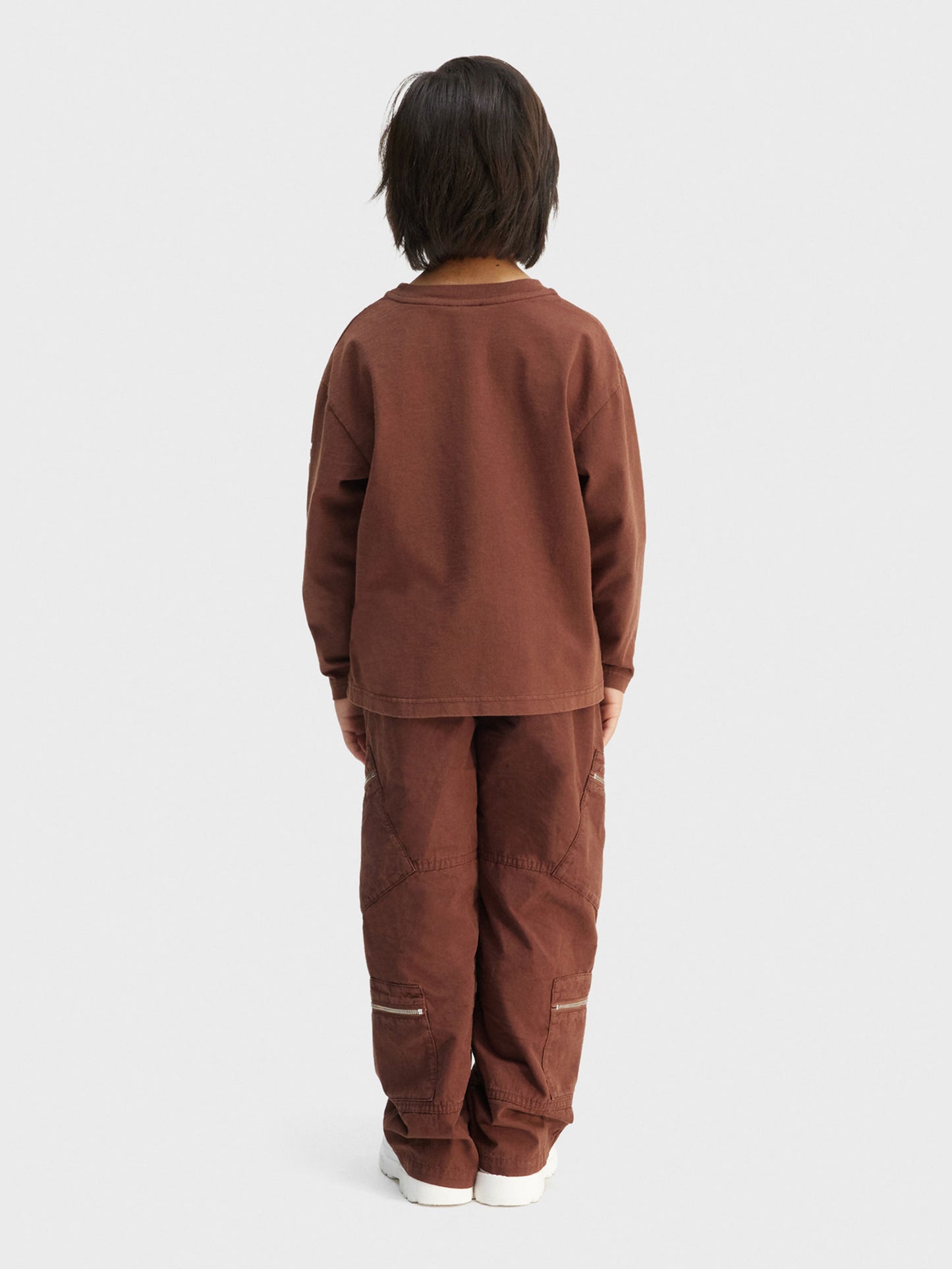 Brown 'Le Manches Longues' t-shirt for kids