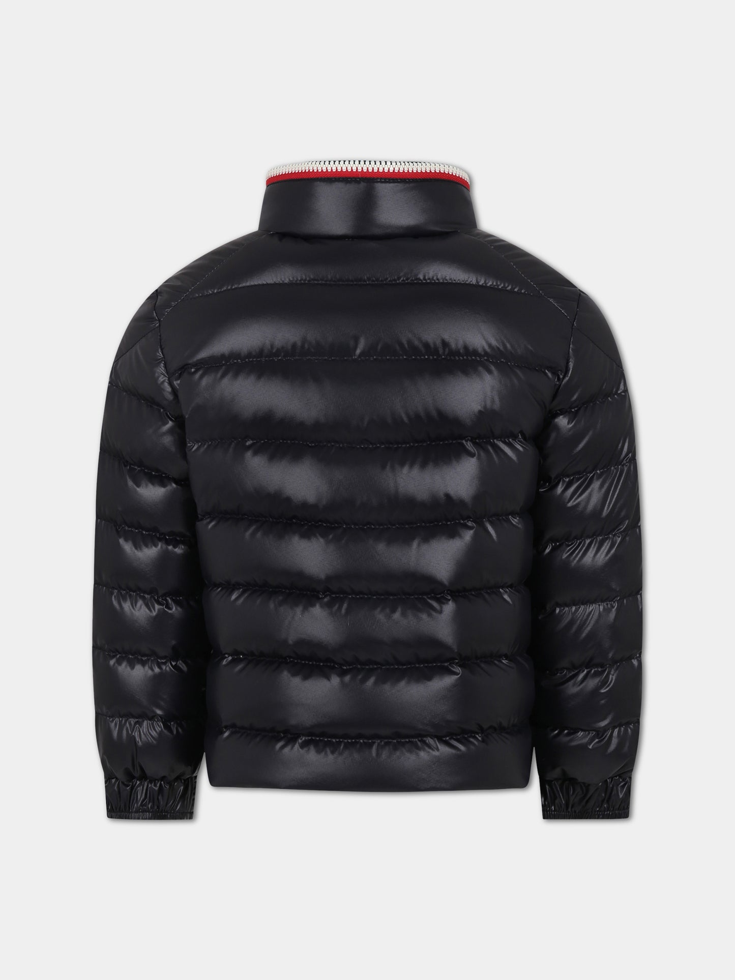 Blue Bourne down jacket for boy with logo