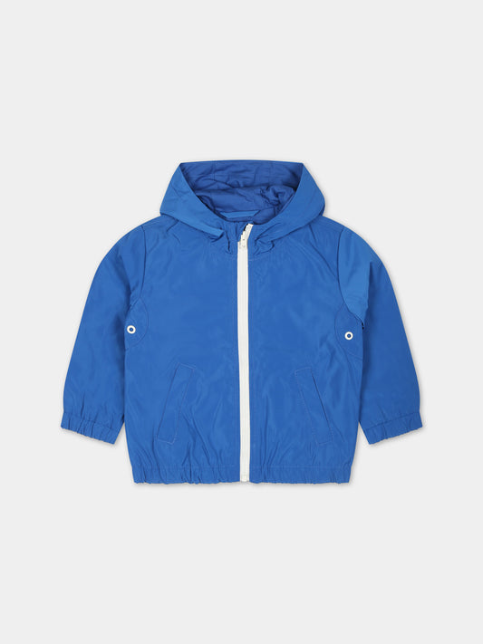 Light blue wind jacket for baby kids