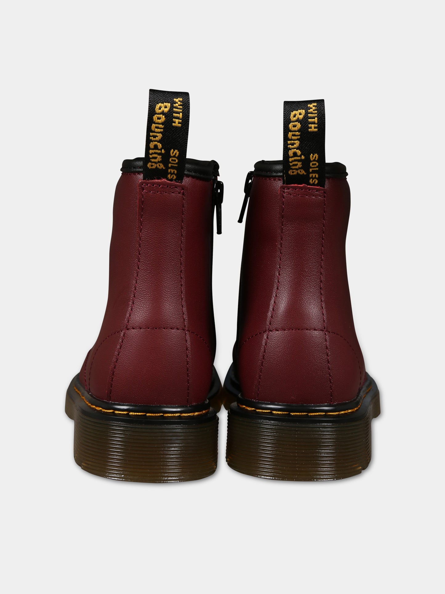 Bordeaux 1460 boots for girl with logo