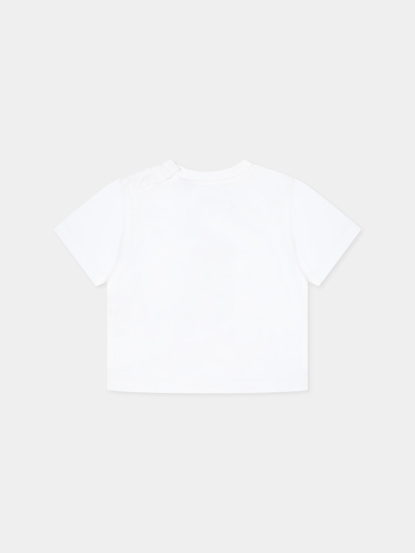 White t-shirt for babykids with Thomas bear