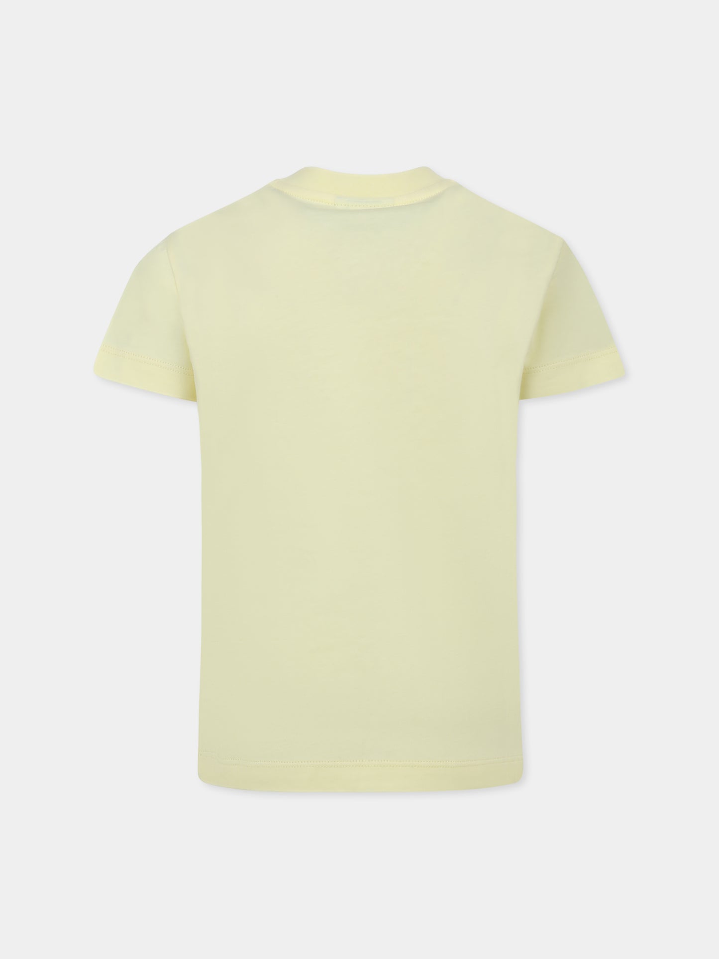 Yellow t-shirt for kids with logo