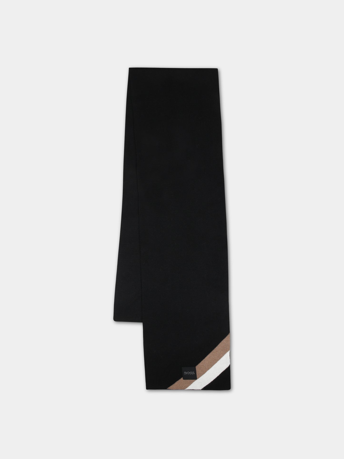 Black scarf for boy