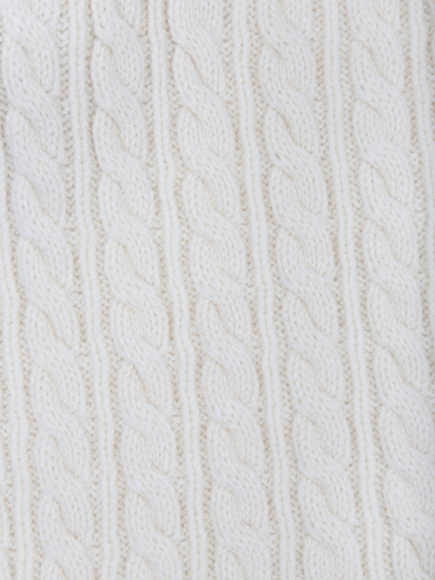 Ivory scarf for kids with logo