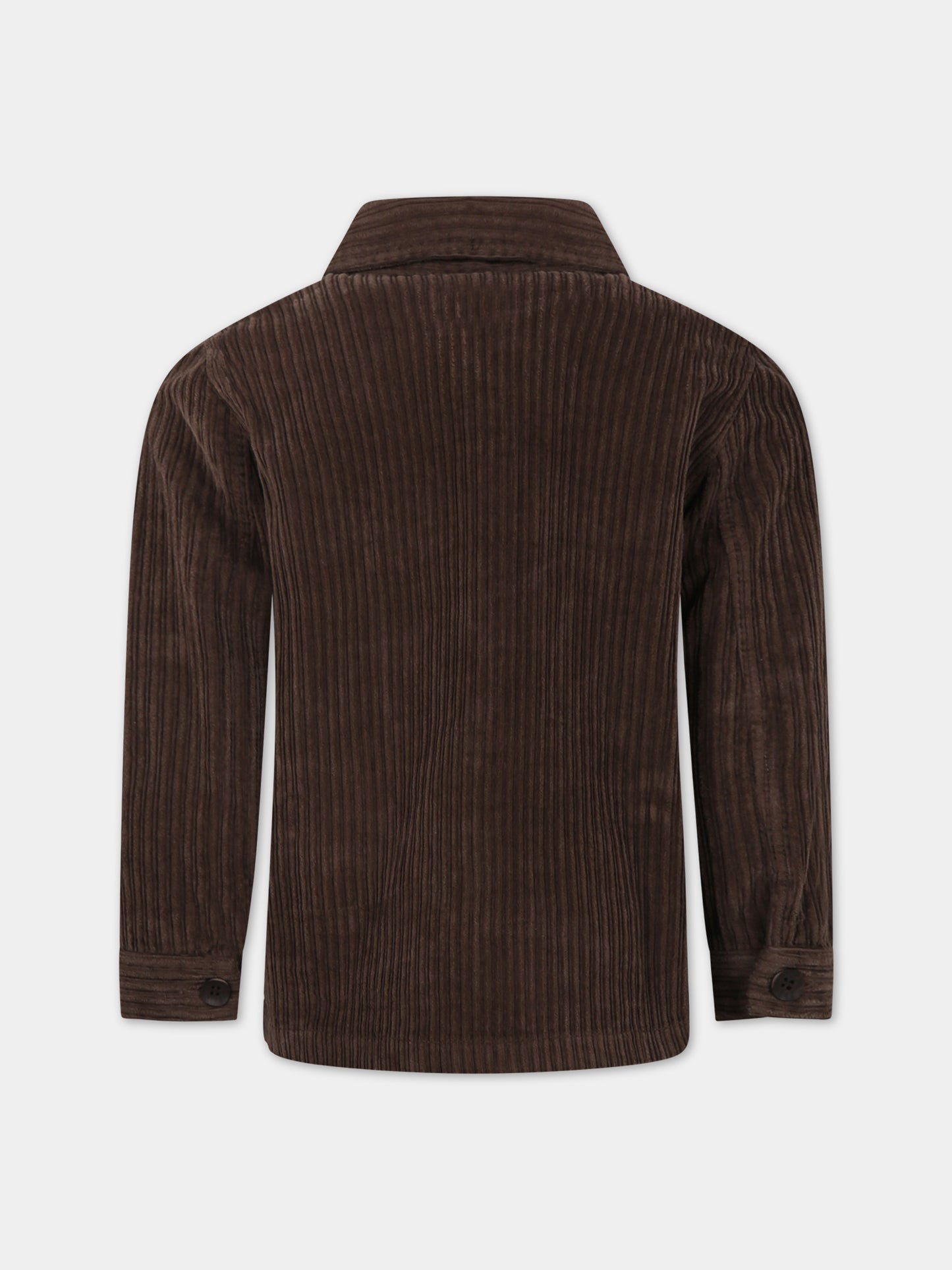 Brown shirt for boy
