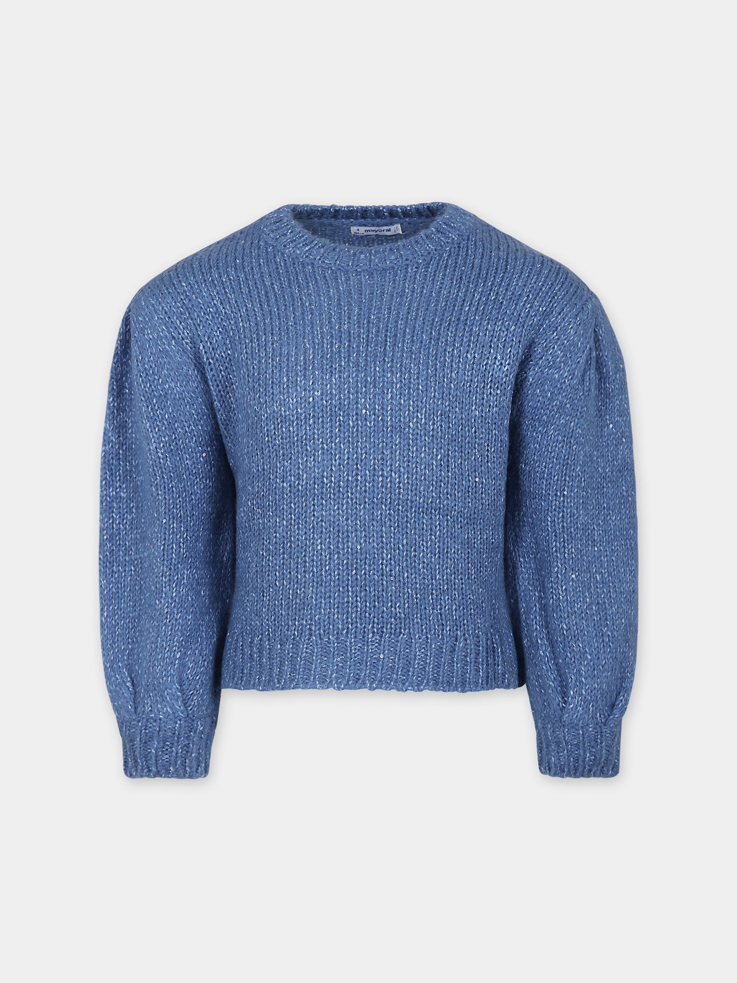 Light blue sweater for girl