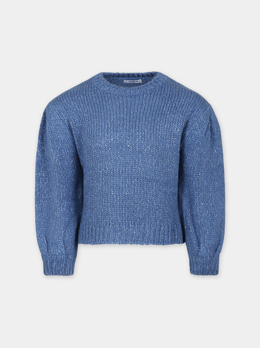 Light blue sweater for girl