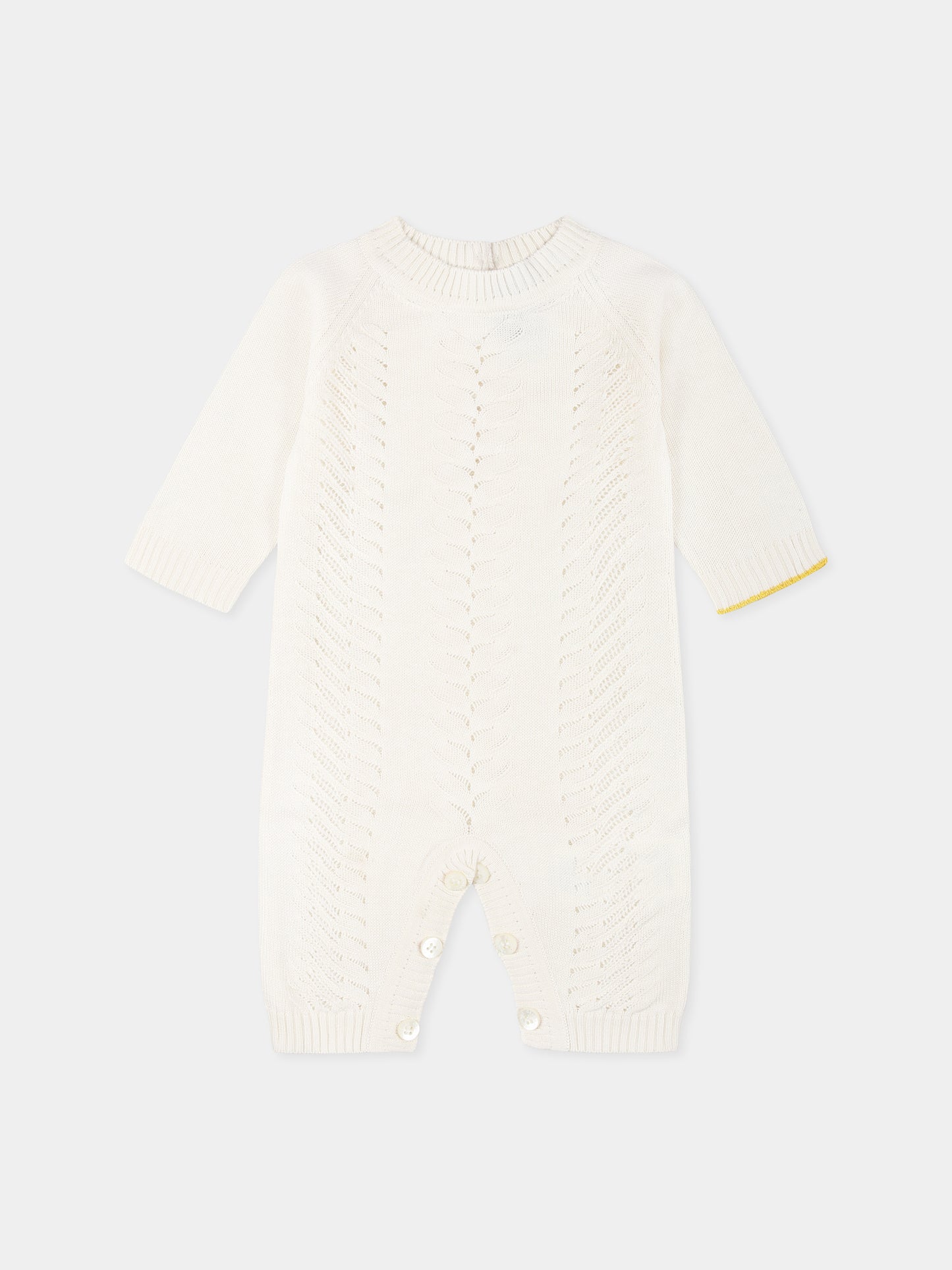 Tutina avorio per neonati,Gensami,TU01-B-TRE OFF WHITE