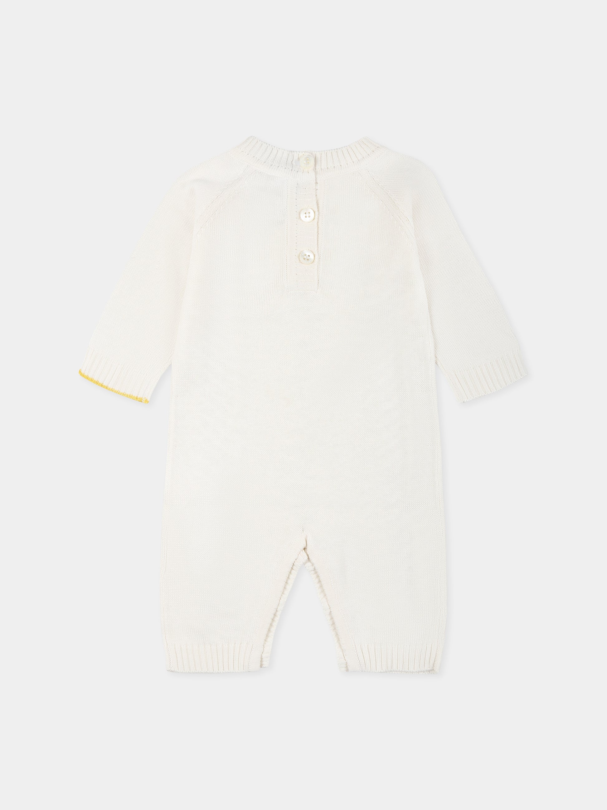 Tutina avorio per neonati,Gensami,TU01-B-TRE OFF WHITE