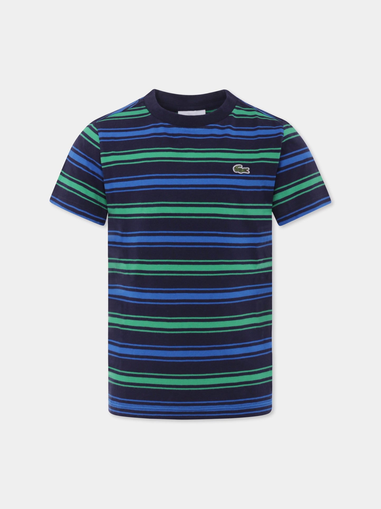 T-shirt verde per bambino,Lacoste,TJ8408 I0T