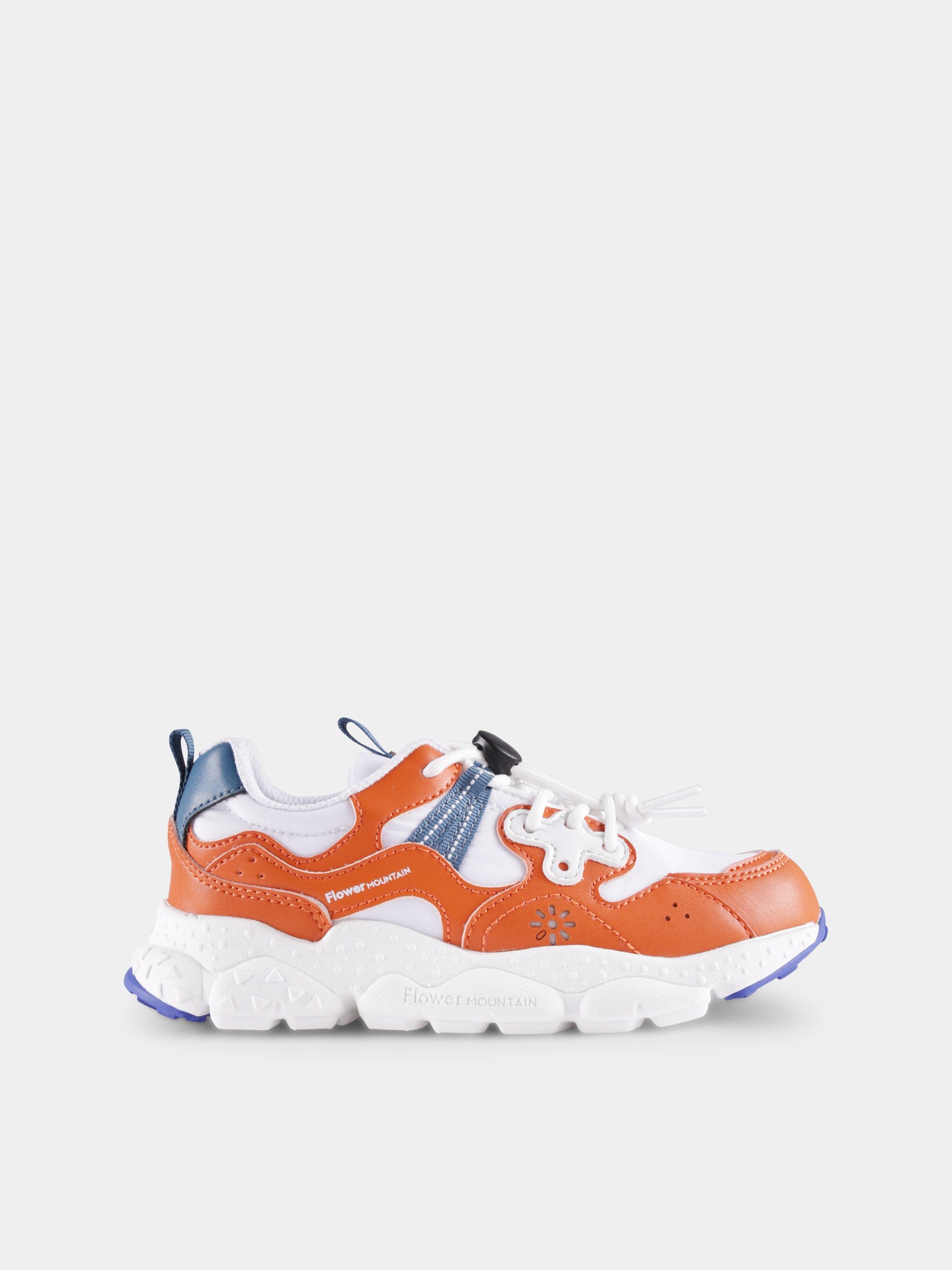 Sneakers Yamano arancioni per bambini,Flower Mountain,001 2015497 21 2G23 YAMANO