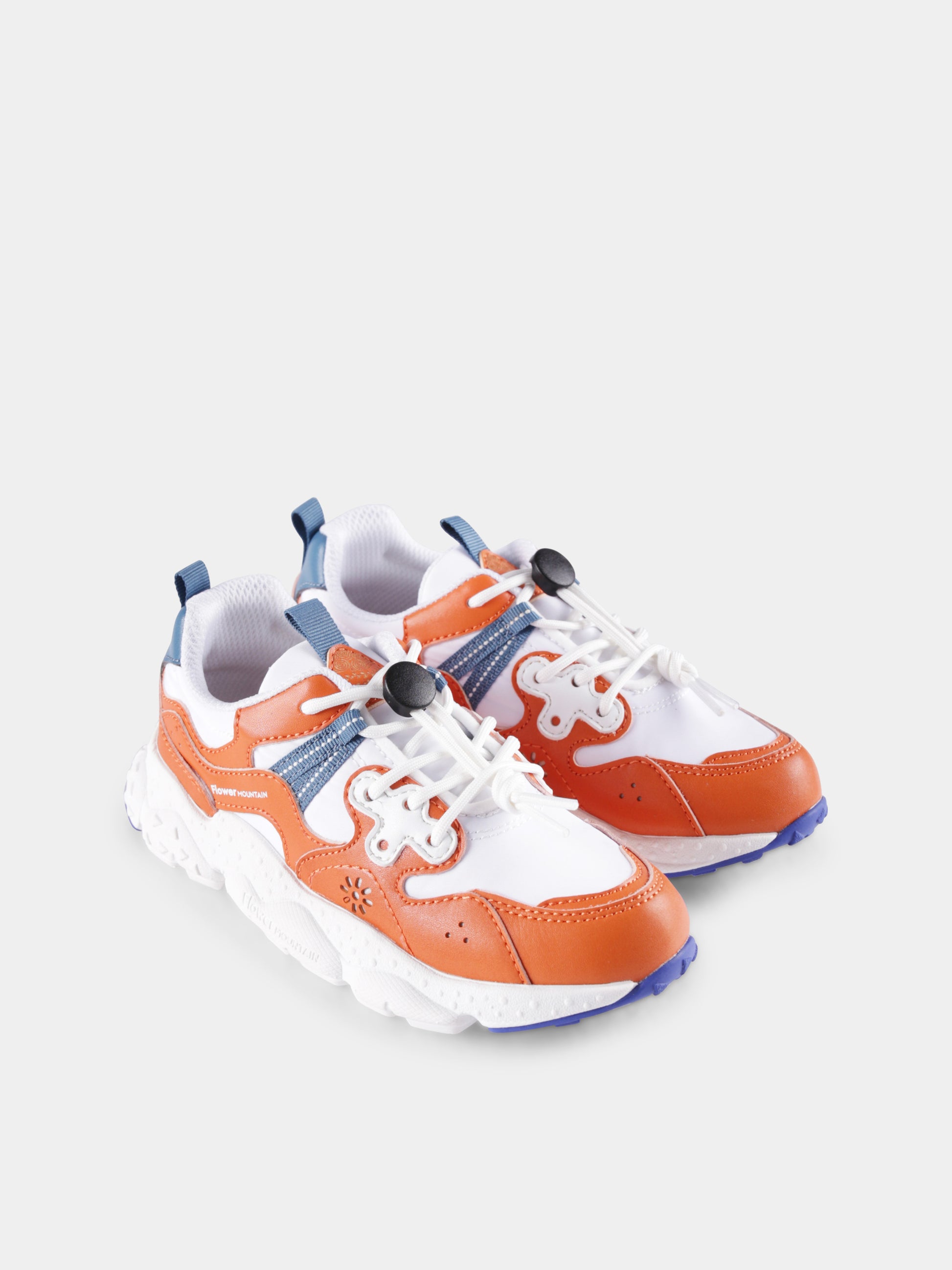 Sneakers Yamano arancioni per bambini,Flower Mountain,001 2015497 21 2G23 YAMANO