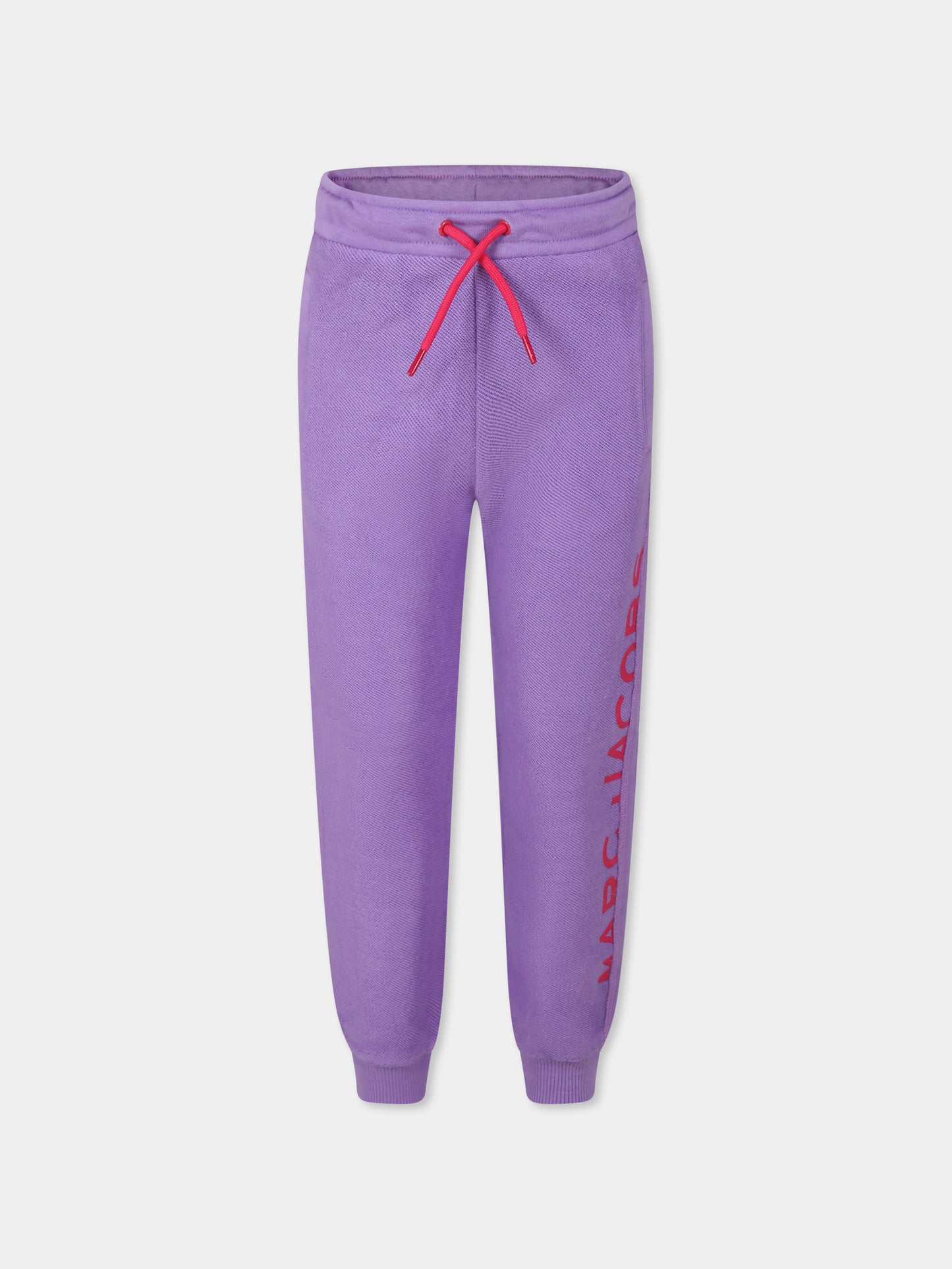 Pantaloni viola per bambina con logo,Marc Jacobs,W14328 919