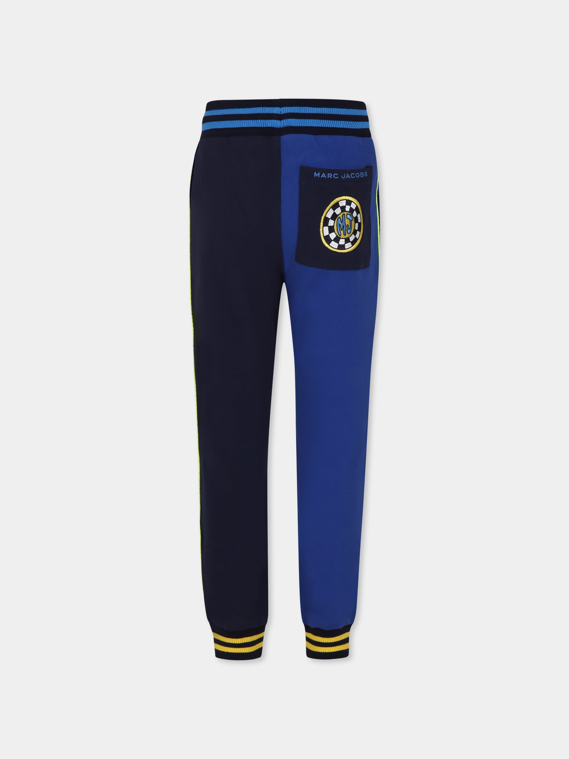 Pantaloni blu per bambino con logo,Marc Jacobs,W24291 85T