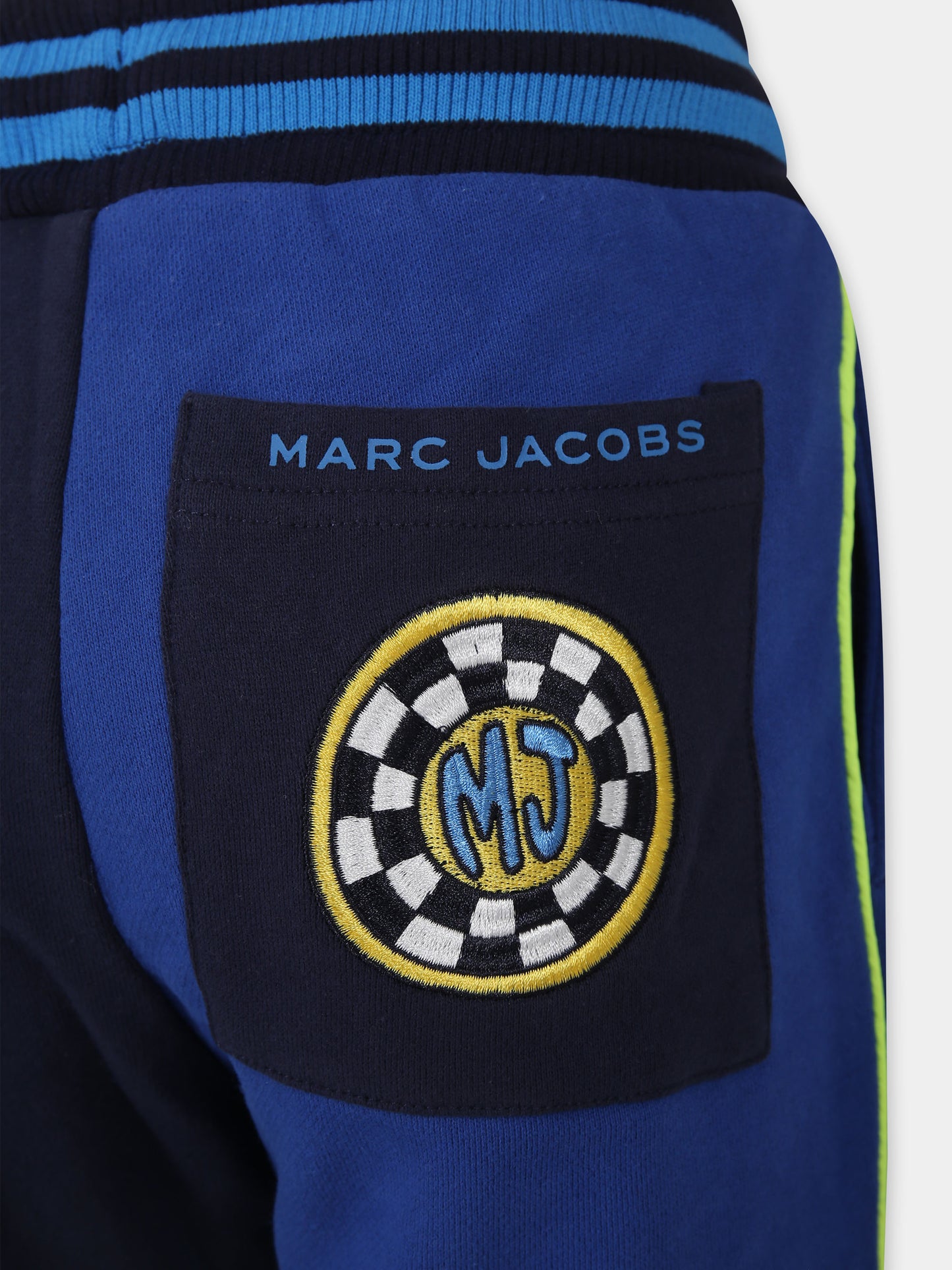 Pantaloni blu per bambino con logo,Marc Jacobs,W24291 85T