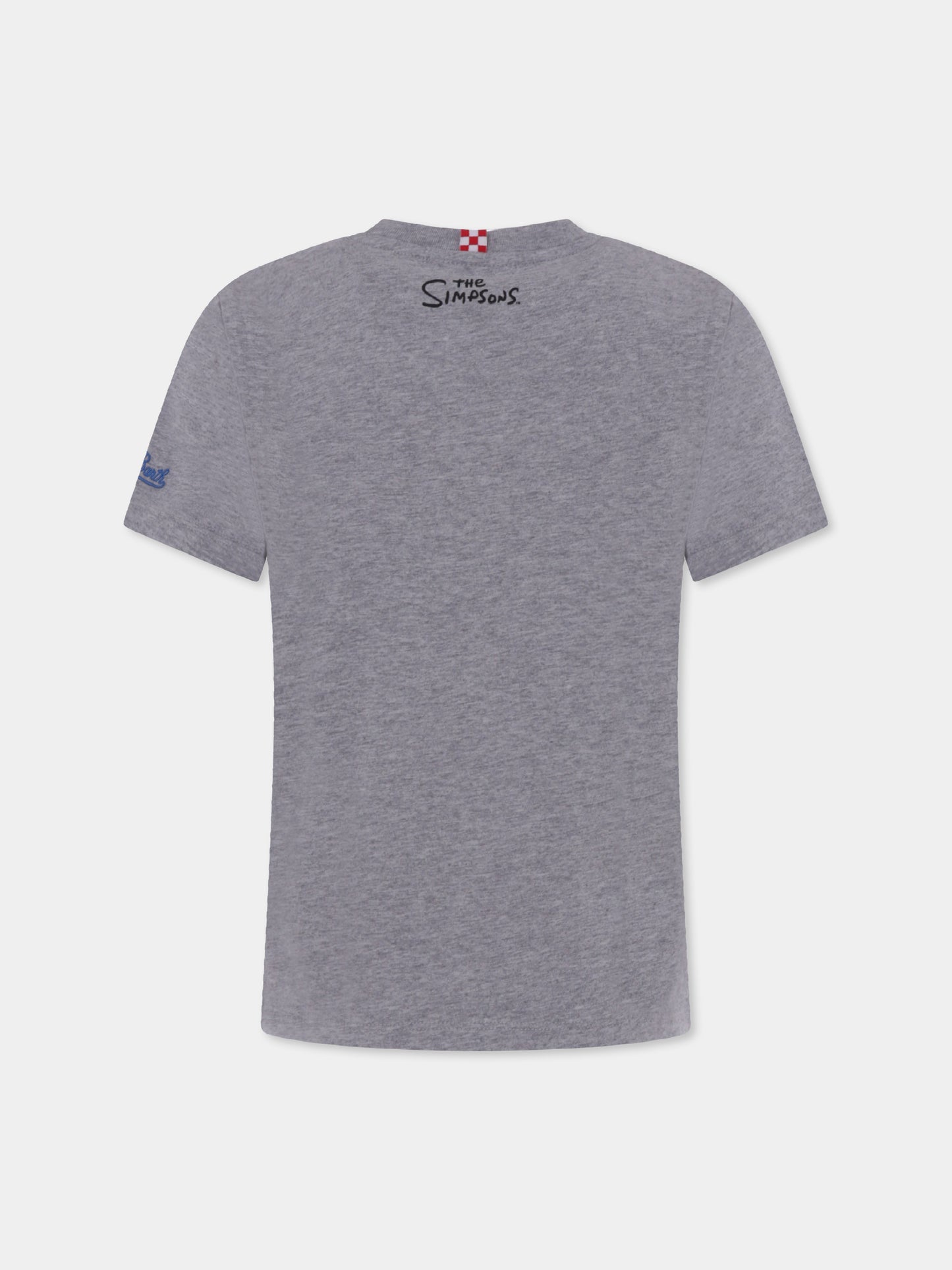 T-shirt grigia per bambino con Bart,Mc2 Saint Barth,TSH0001 01194H