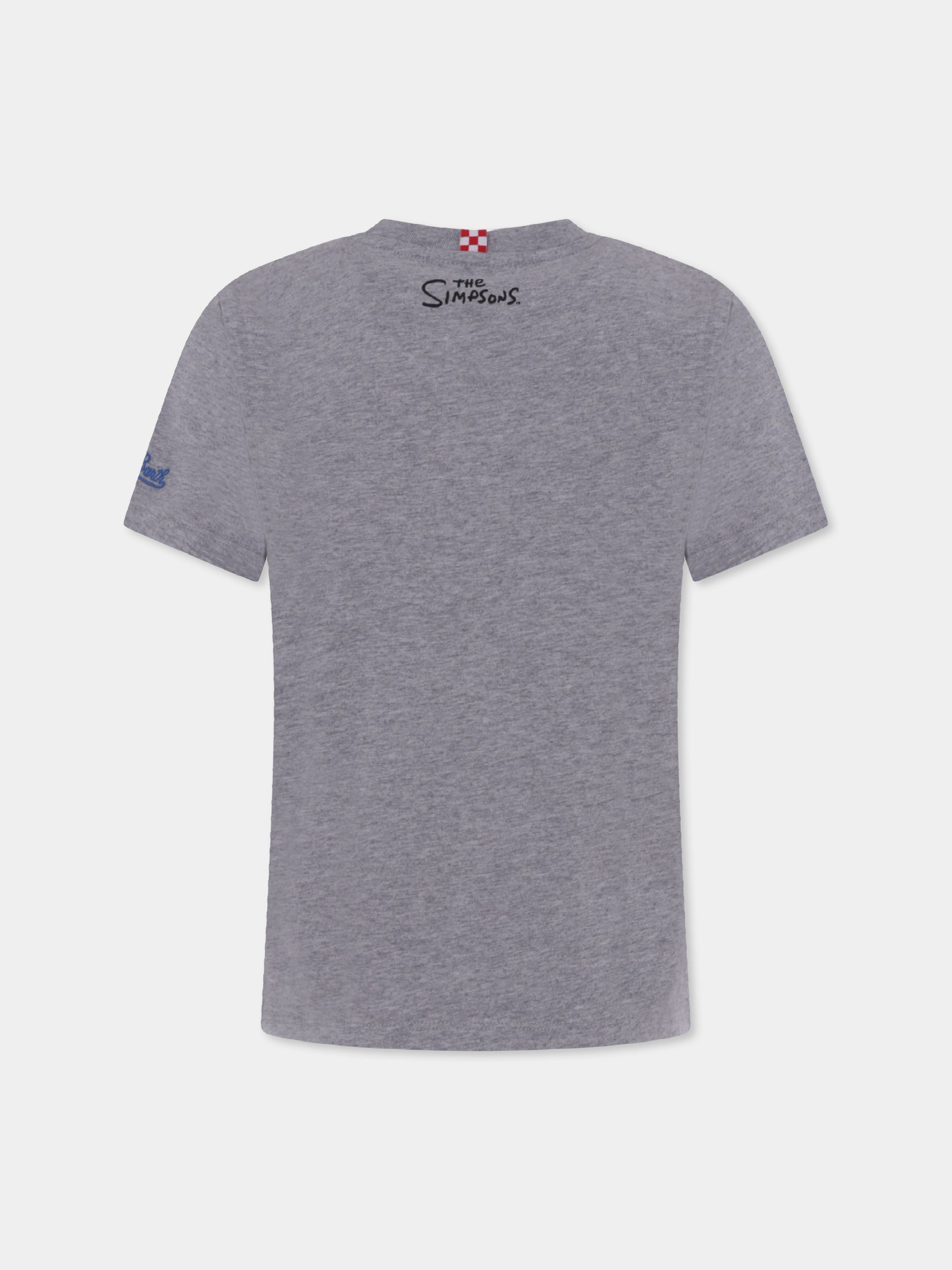 T-shirt grigia per bambino con Bart,Mc2 Saint Barth,TSH0001 01194H