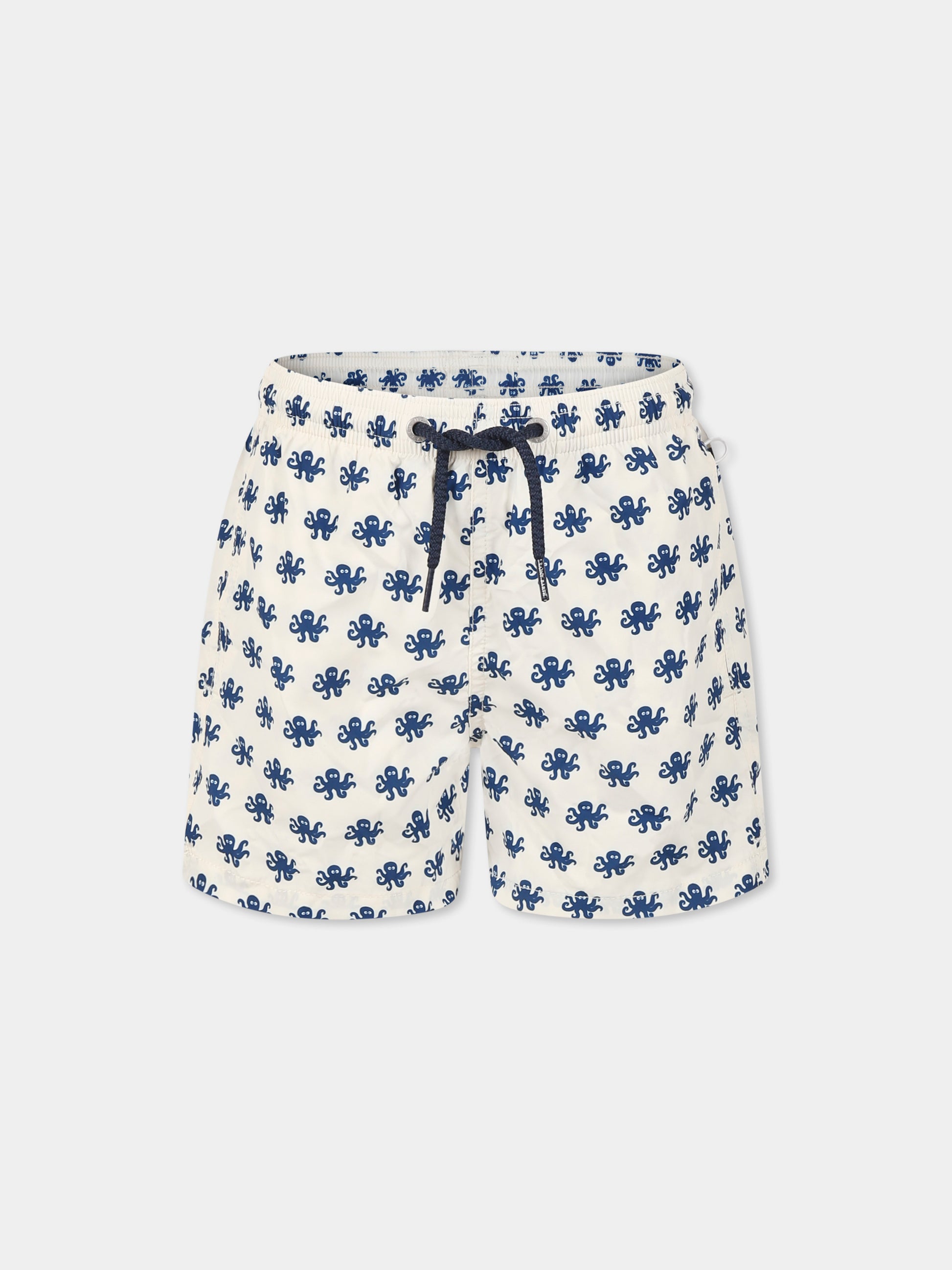 Boxer mare avorio per bambino con polpo all over,Mc2 Saint Barth,JEA0004 02408H
