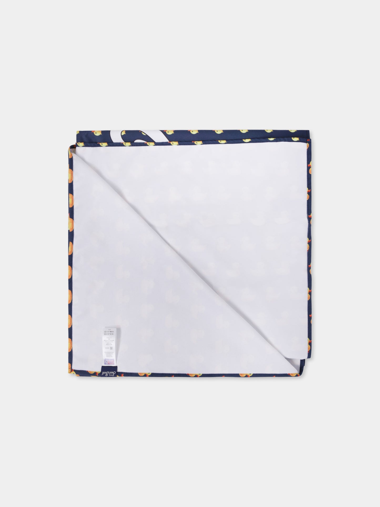 Telo mare blu per bambino con ducky e logo,Mc2 Saint Barth,AID0001 02678H