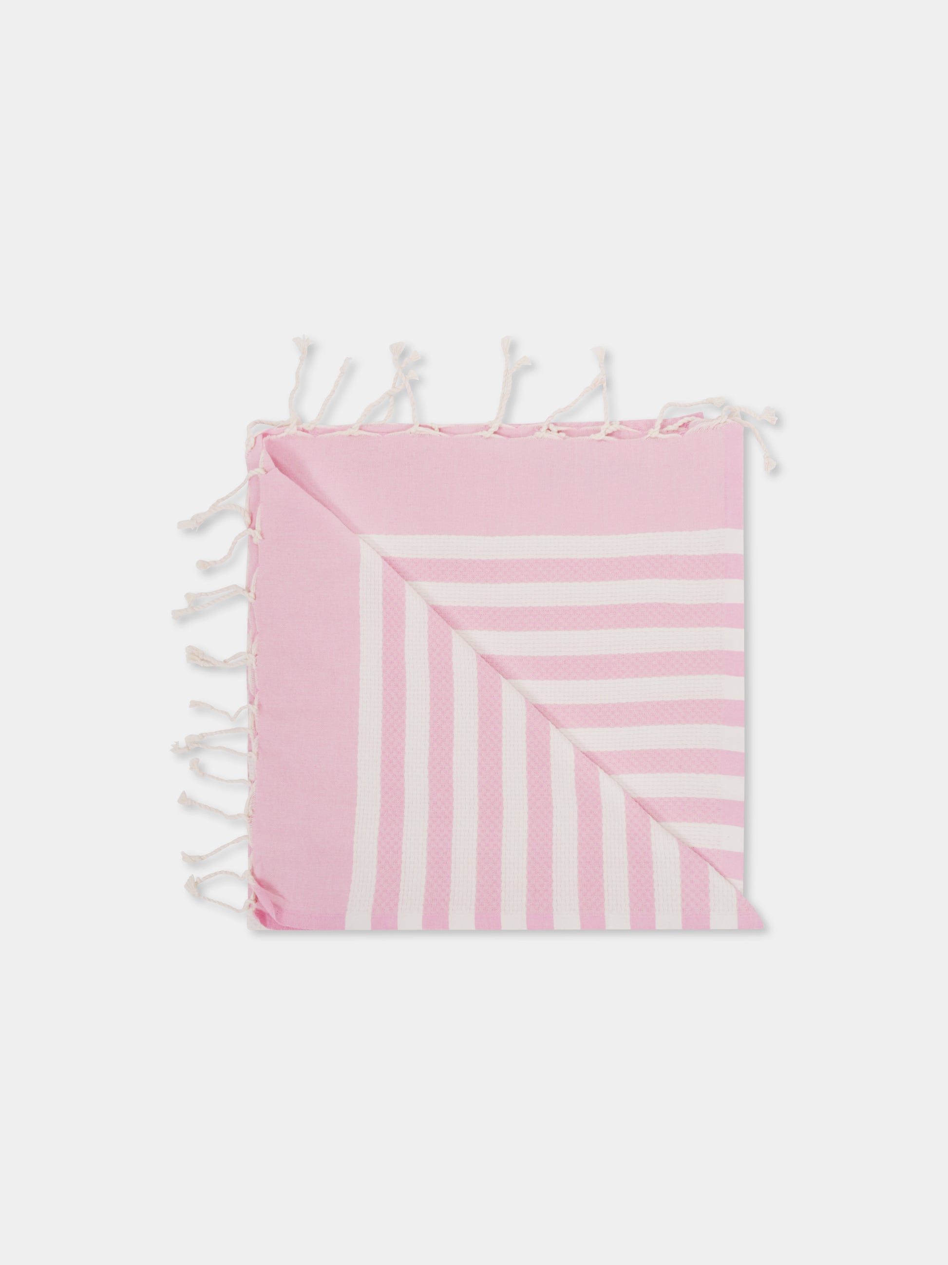 Telo mare rosa per bambina con logo,Mc2 Saint Barth,FOUT012 03283H