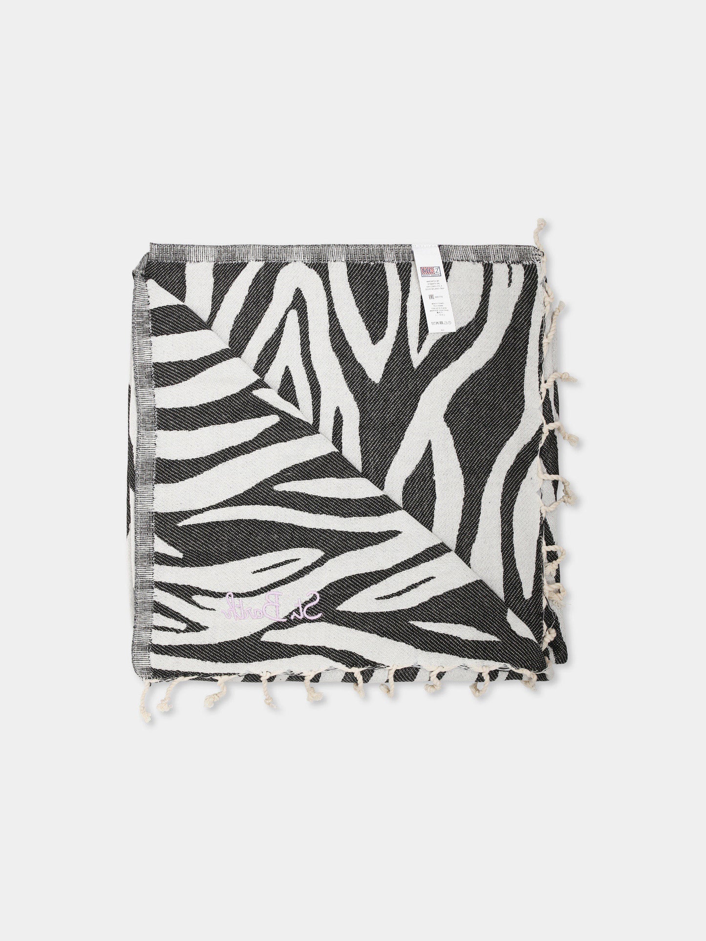 Ivory beach towel for girl