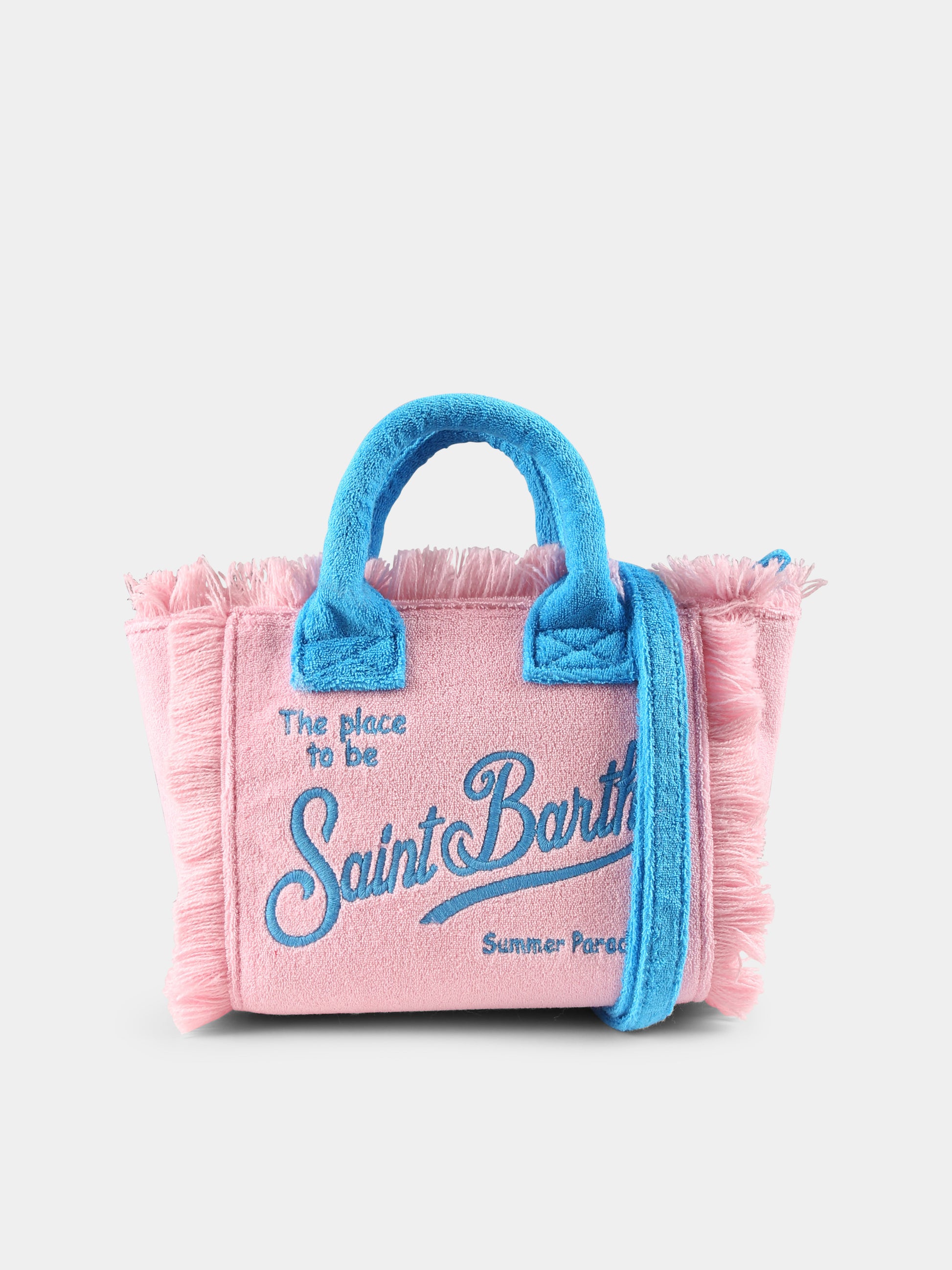 Borsa Vanity Mini rosa per bambina con logo,Mc2 Saint Barth,VAMI003 04235H