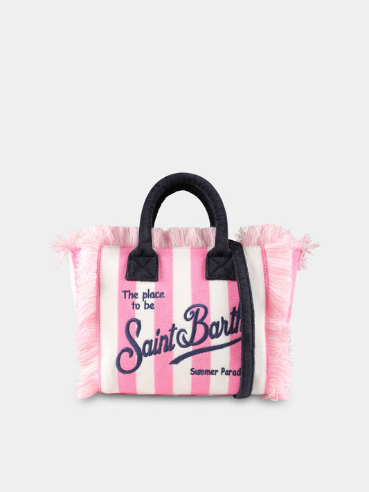 Borsa mare Colette rosa per bambina con logo,Mc2 Saint Barth,COL0005 01507H