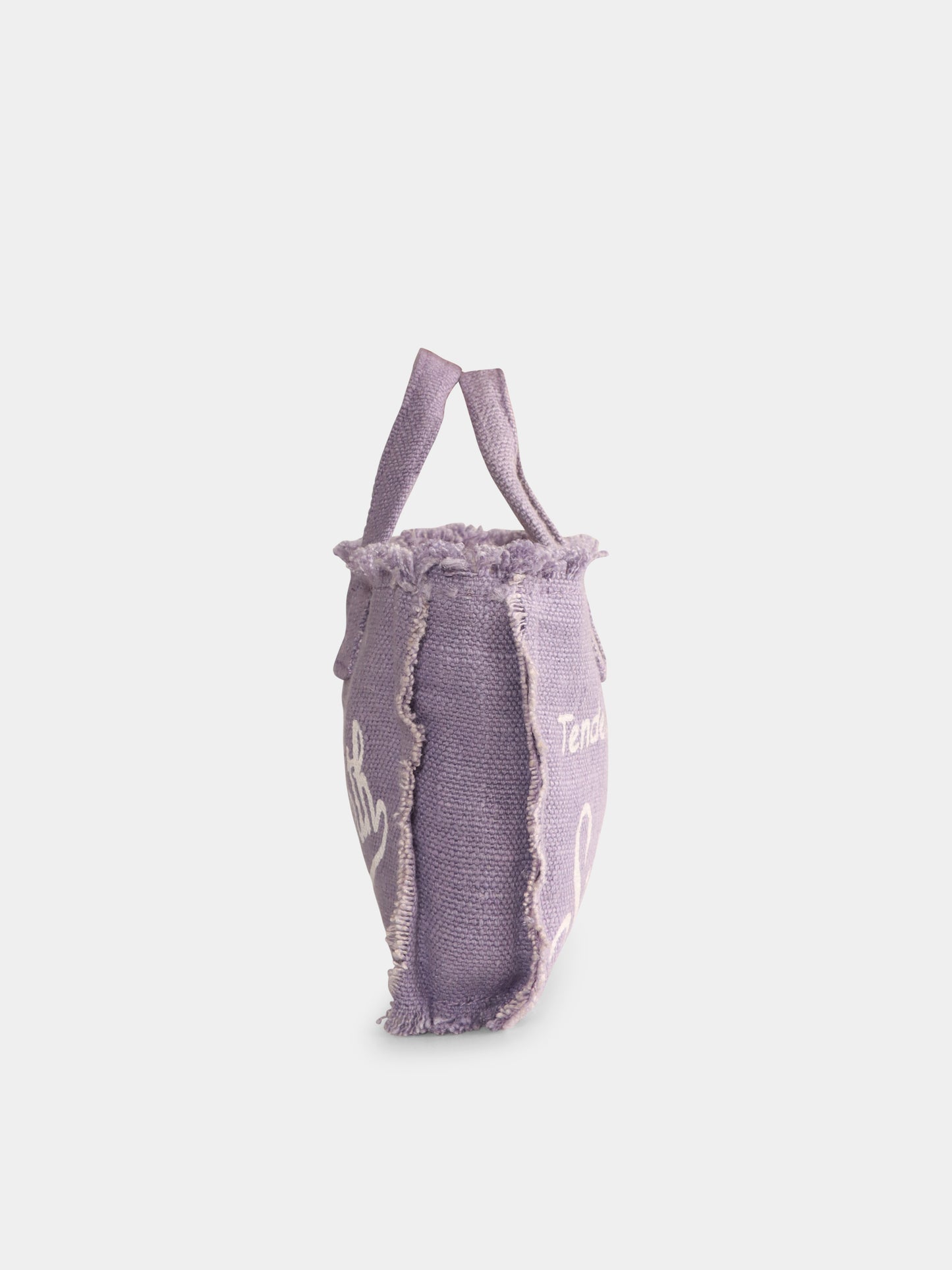 Borsa porta cellulare viola per bambina con logo,Mc2 Saint Barth,PHONE002 01539H