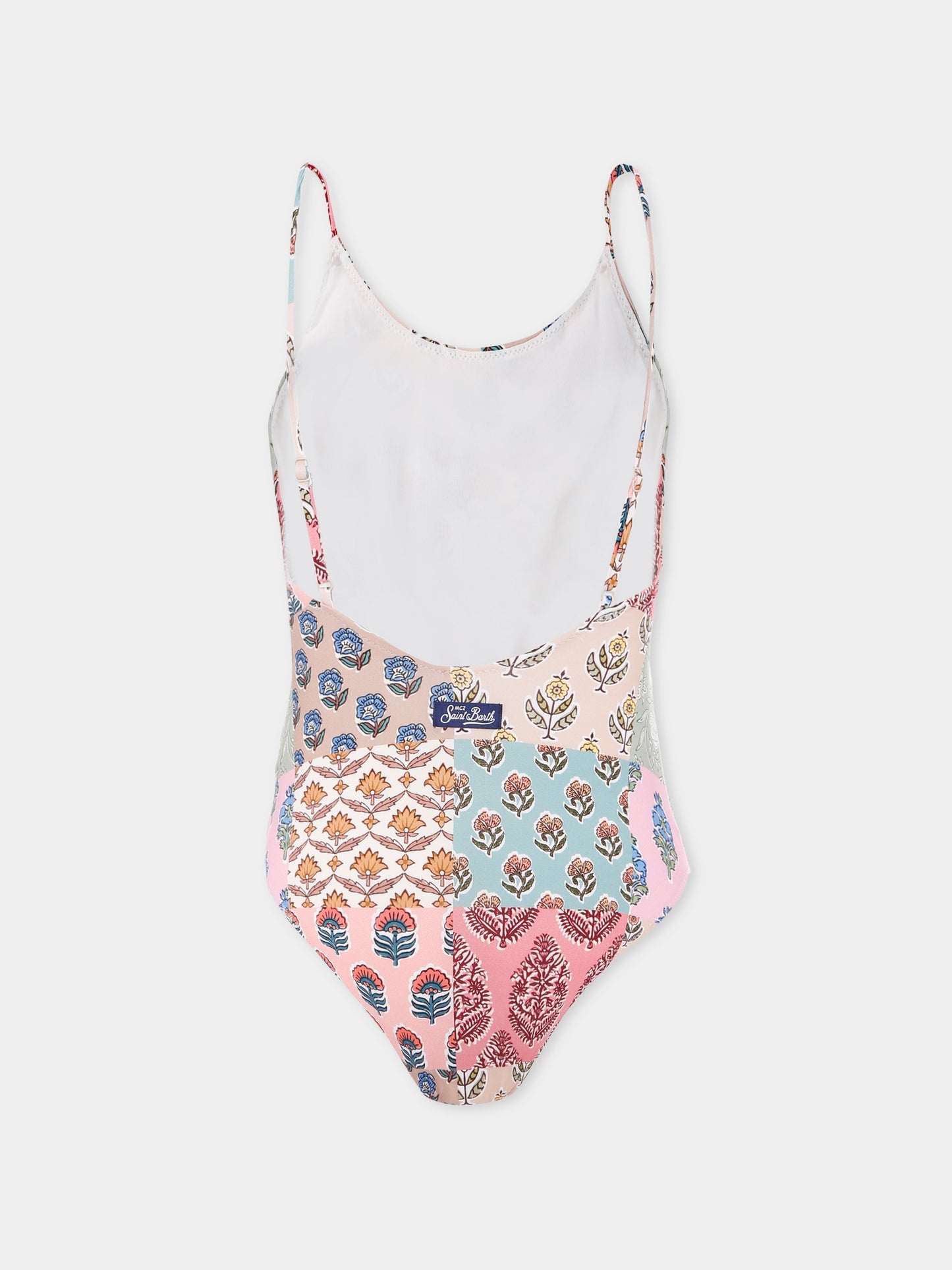 Costume intero multicolor per bambina con stampa floreale,Mc2 Saint Barth,CEC0005 01250H