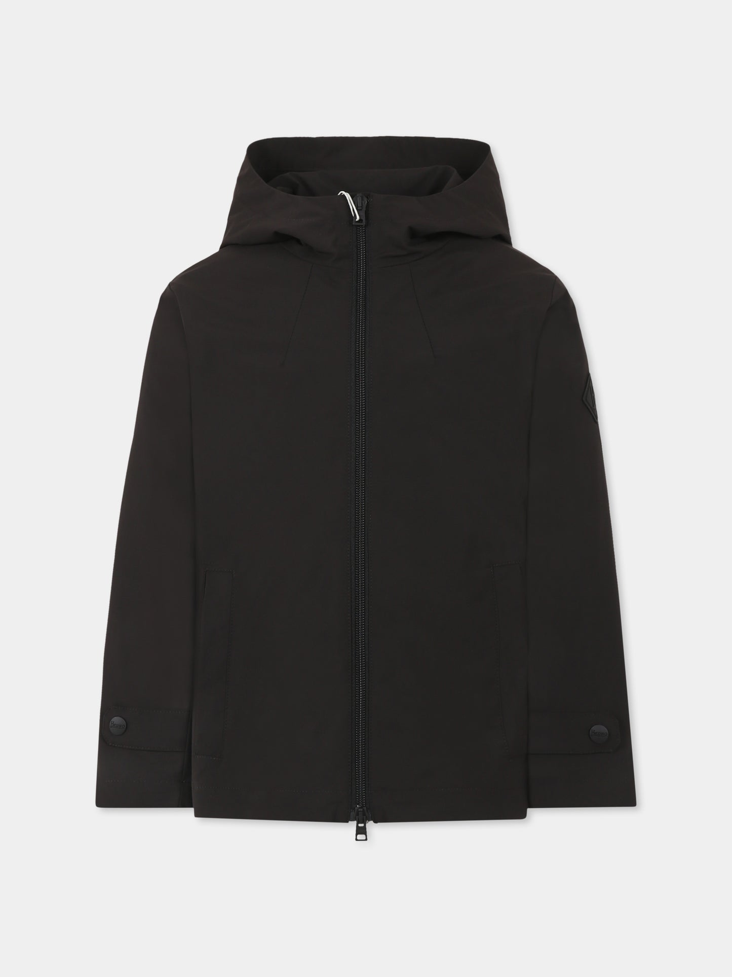 Giacca a vento nera per bambino,Herno Kids,GI000075B 12799 9300