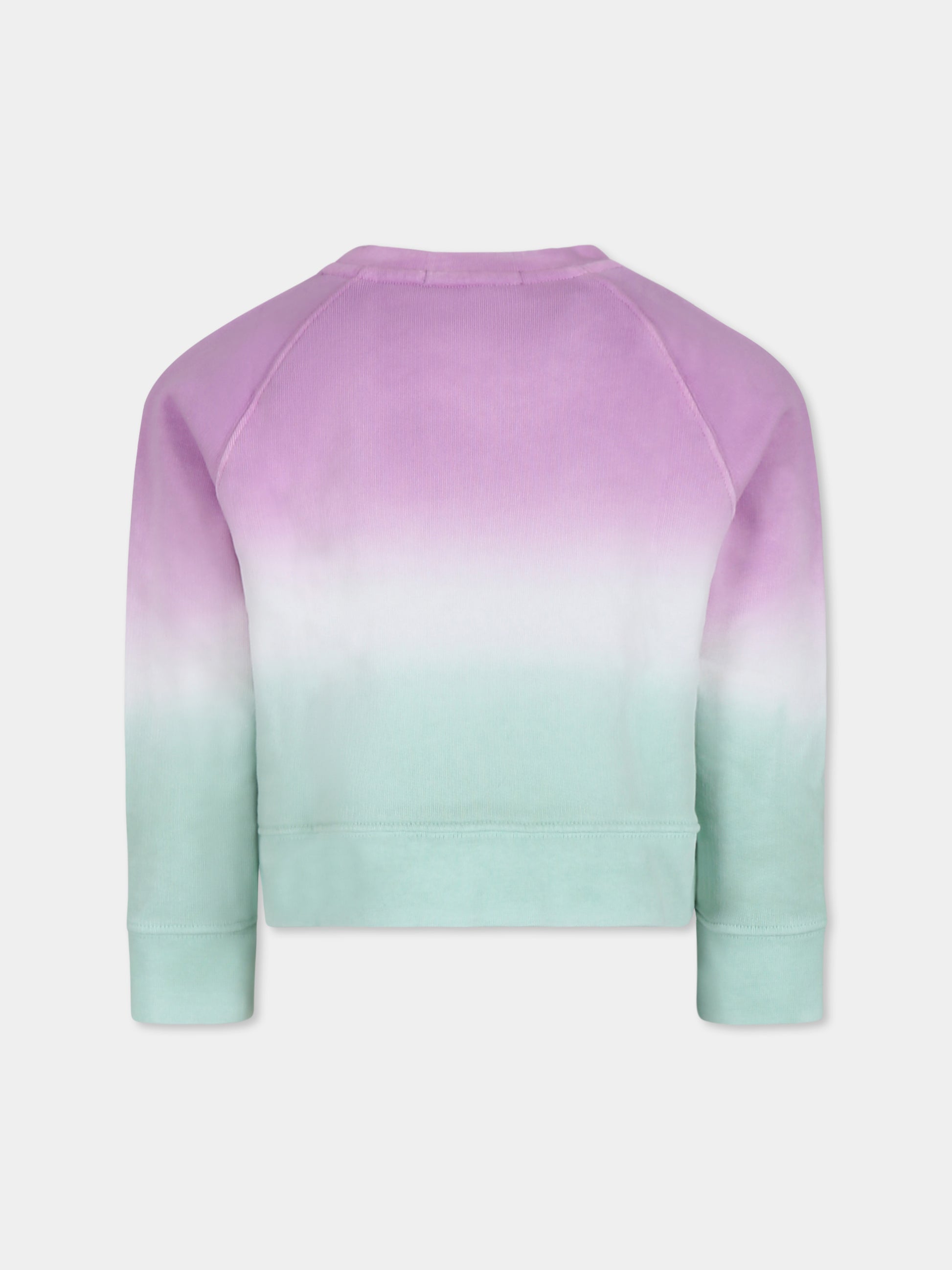 Felpa viola per bambina con logo,Stella Mccartney Kids,TU4B00 Z0499 999