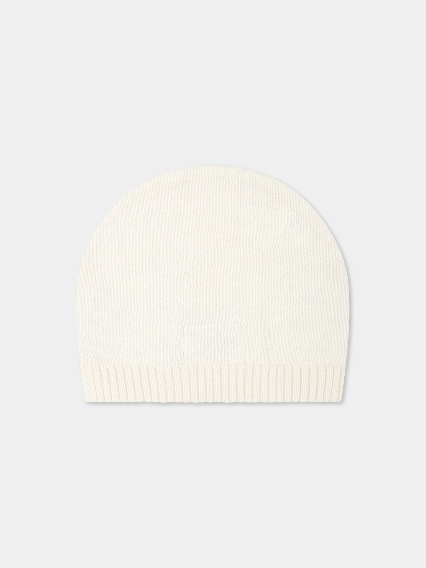 Cappello avorio per neonati con ape e arcobaleno,Nanán,E25006B