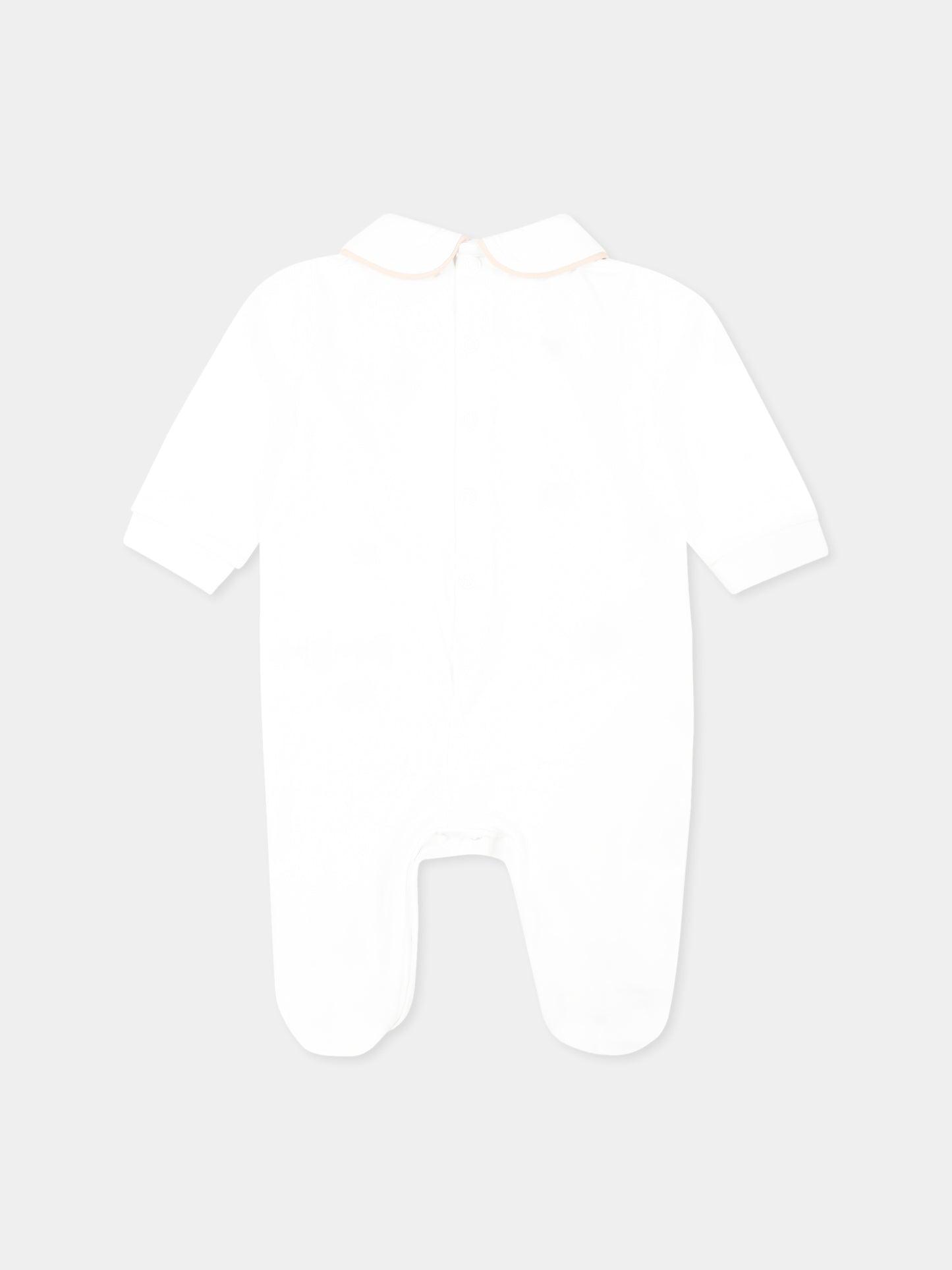 White babygrow for babykids with bees