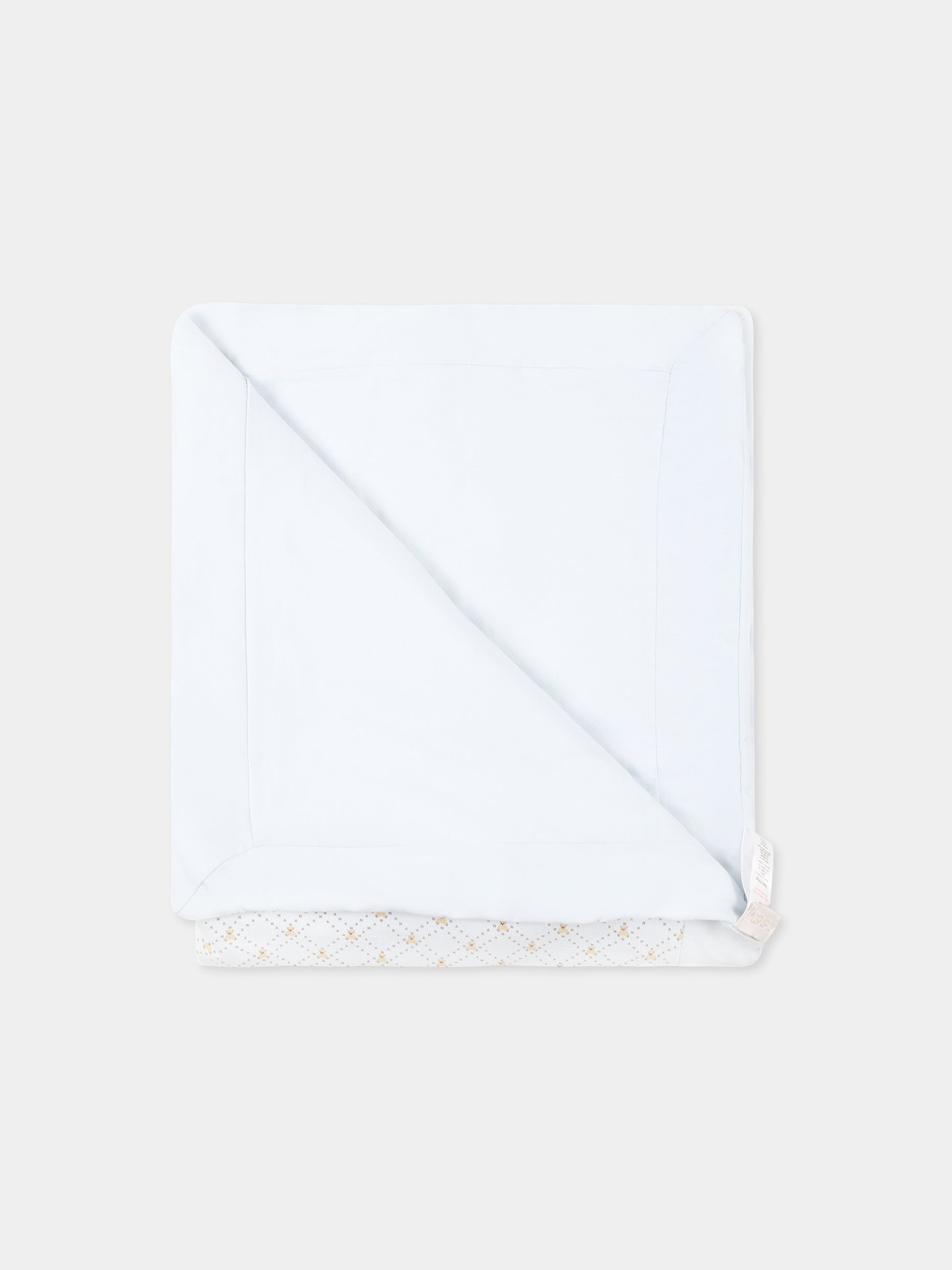 Coperta celeste per neonato con orsetti all over,Nanán,E25183A