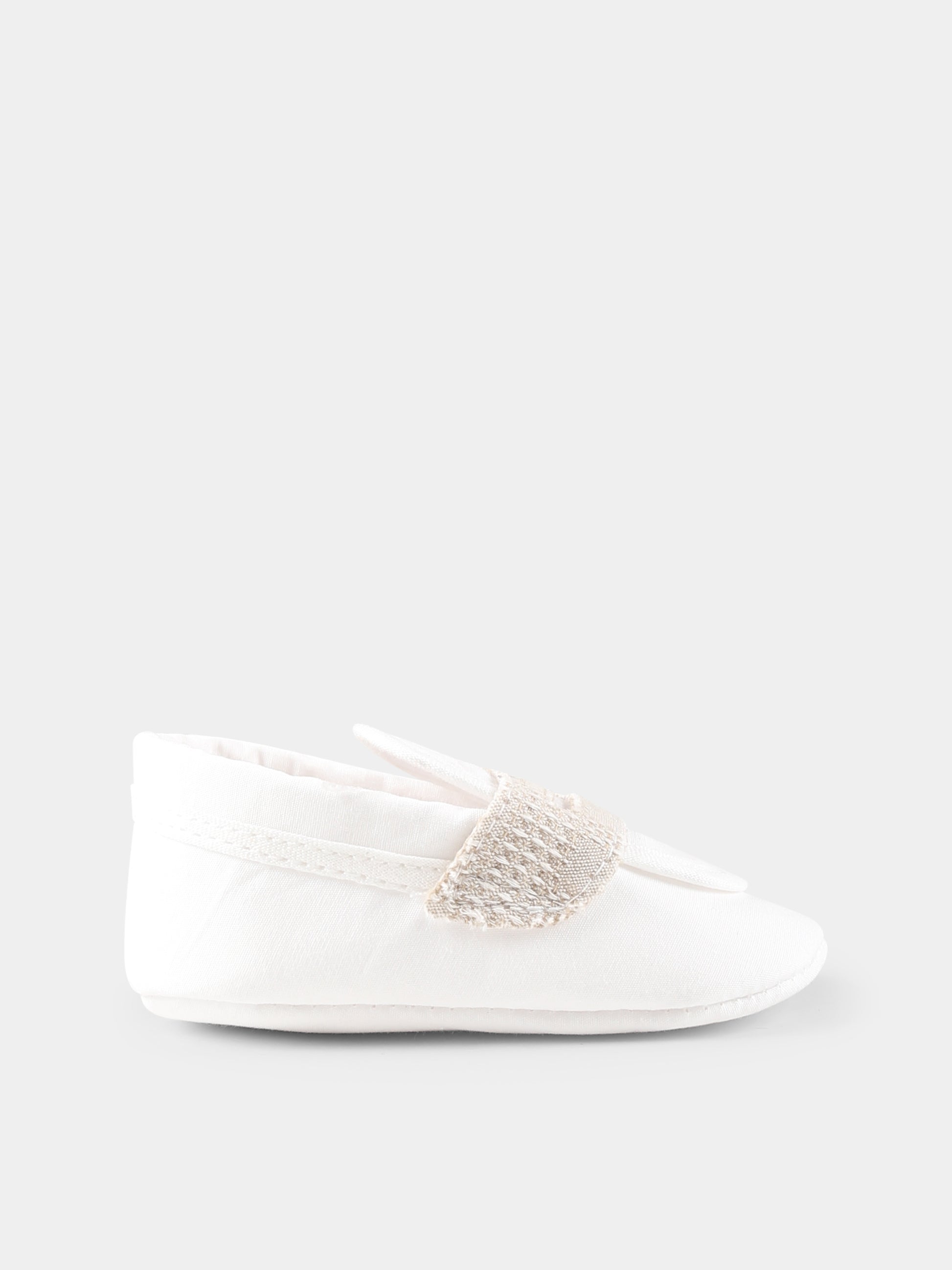 Mocassini bianchi per neonato,Nanán,E25238BE