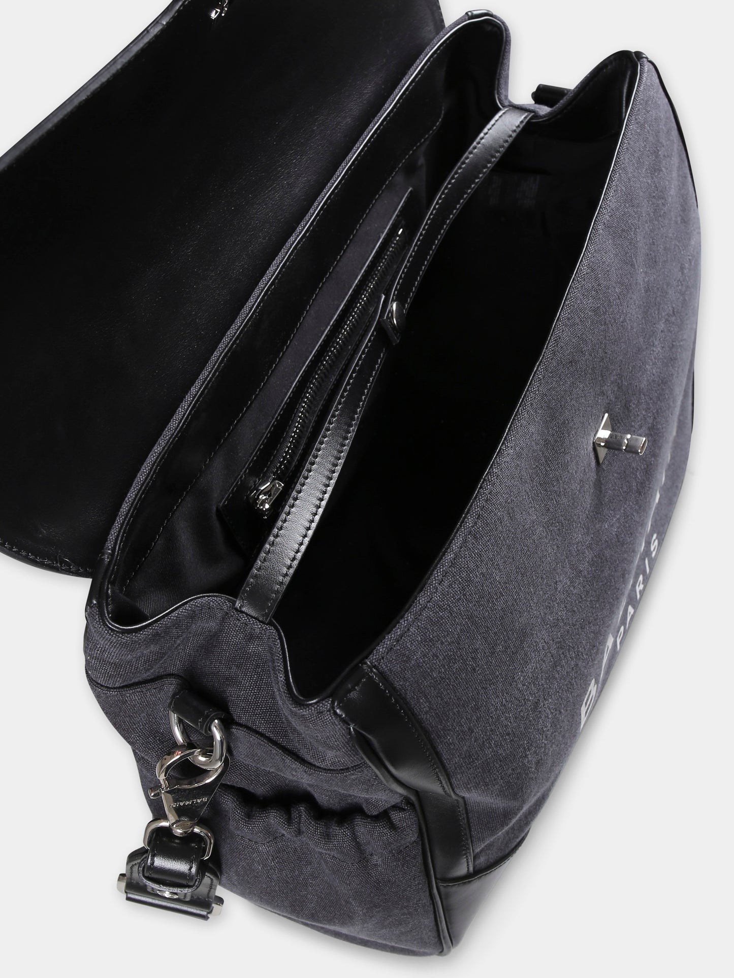 Sac à langer gris pour bébé enfants avec logo,Balmain Kids,BT0618 Z0042 808