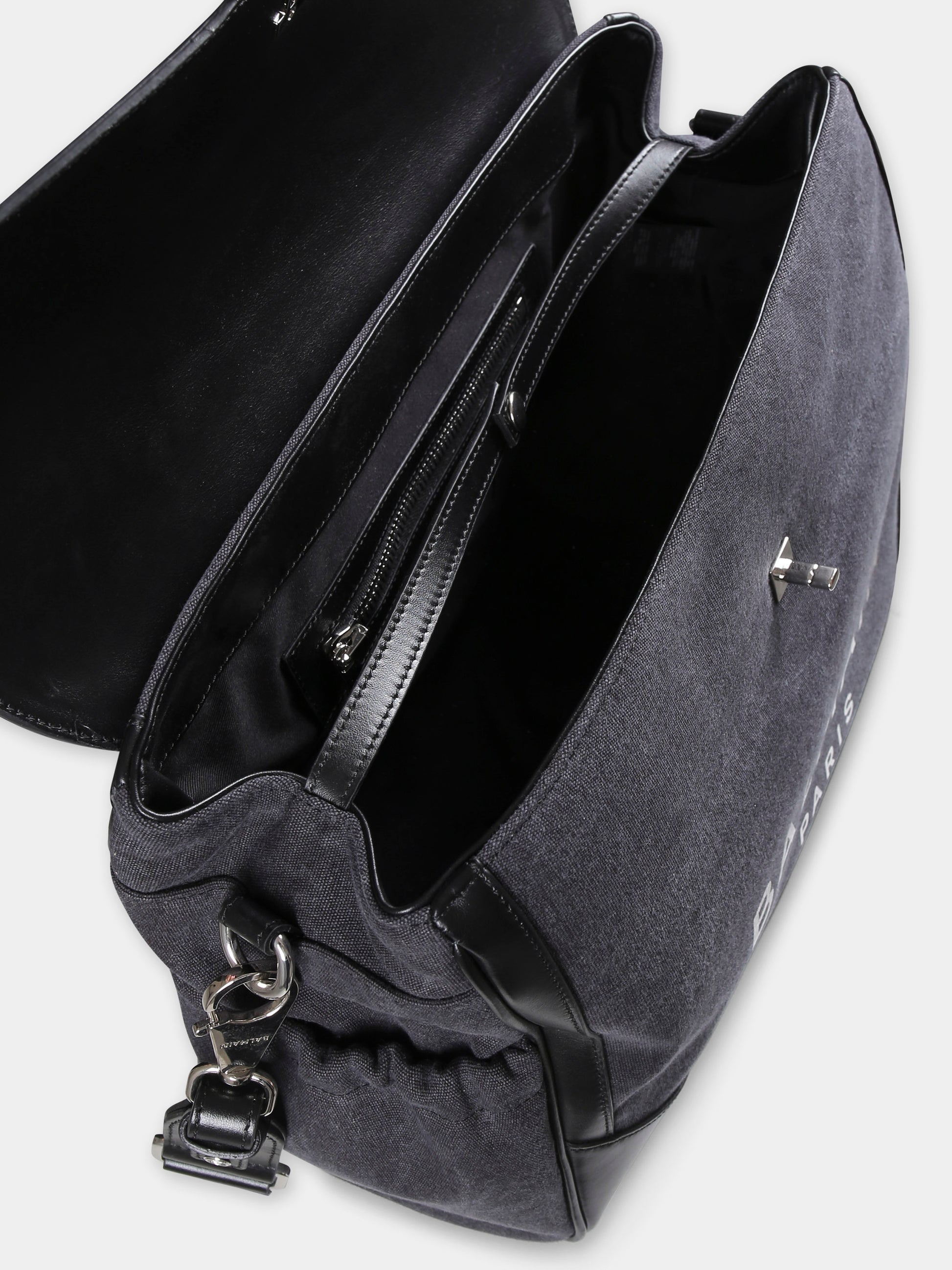 Sac à langer gris pour bébé enfants avec logo,Balmain Kids,BT0618 Z0042 808