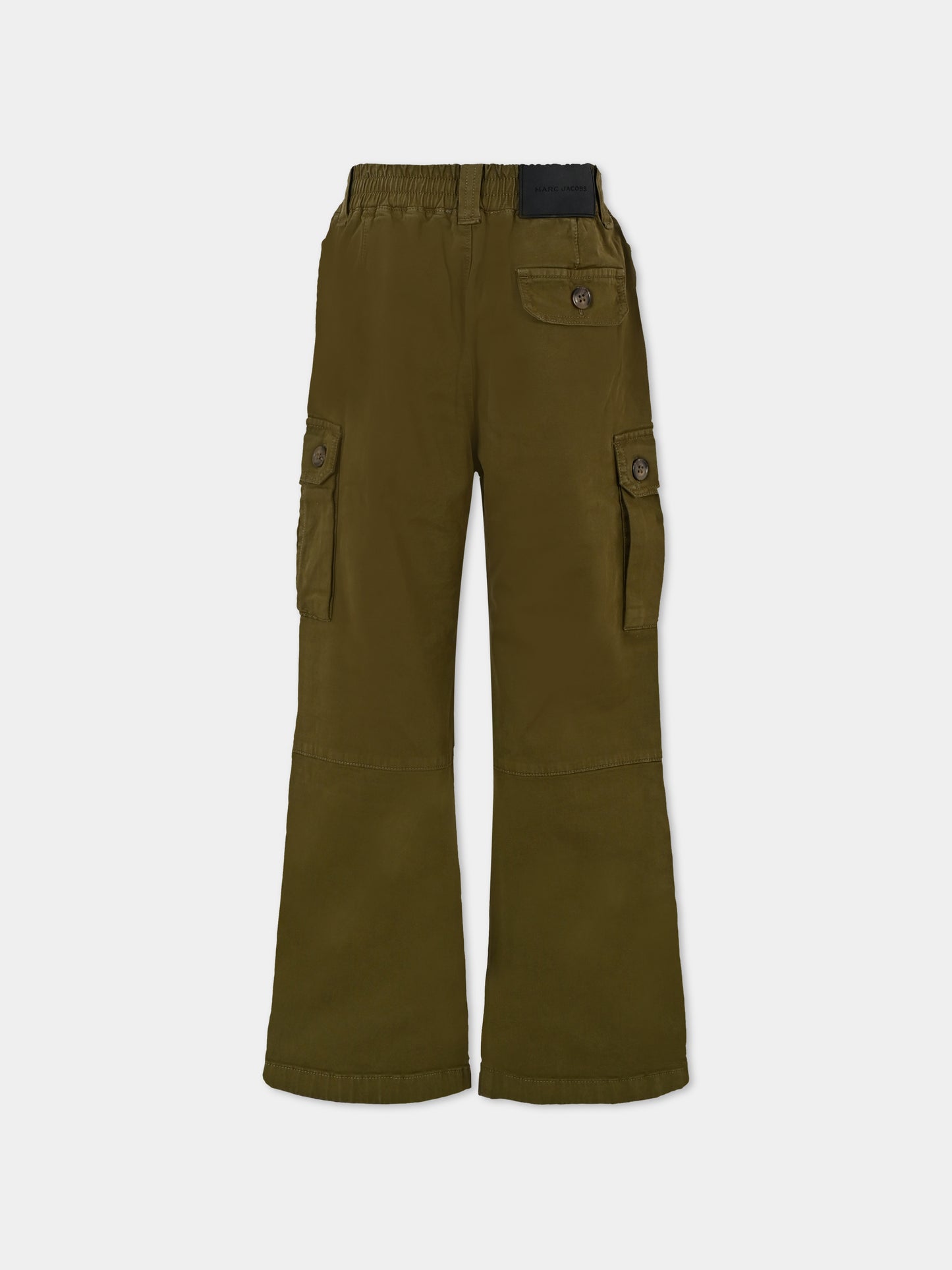 Pantaloni verdi per bambina con logo,Marc Jacobs,W60252 66K