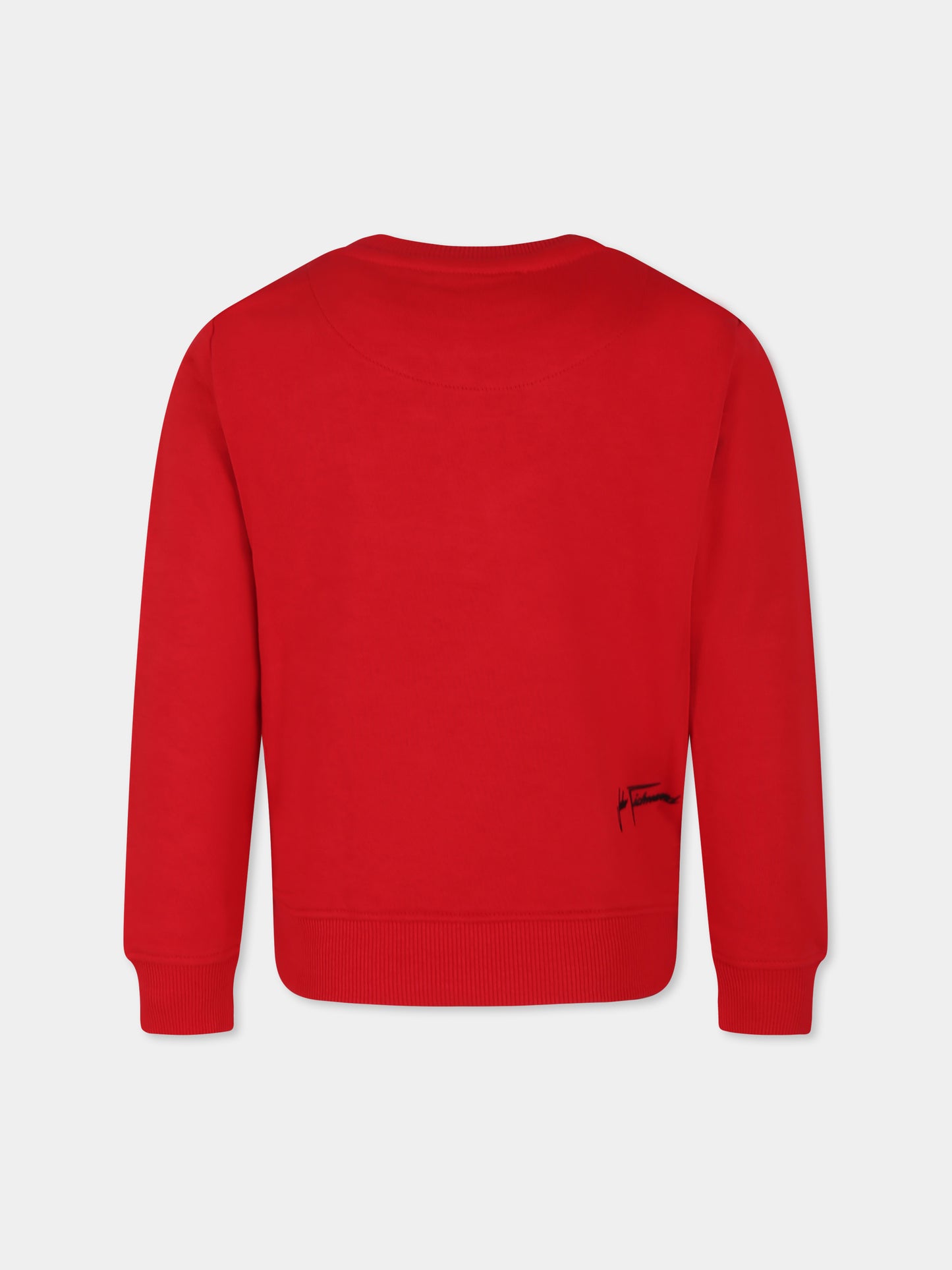 Red sweatshirt for boy